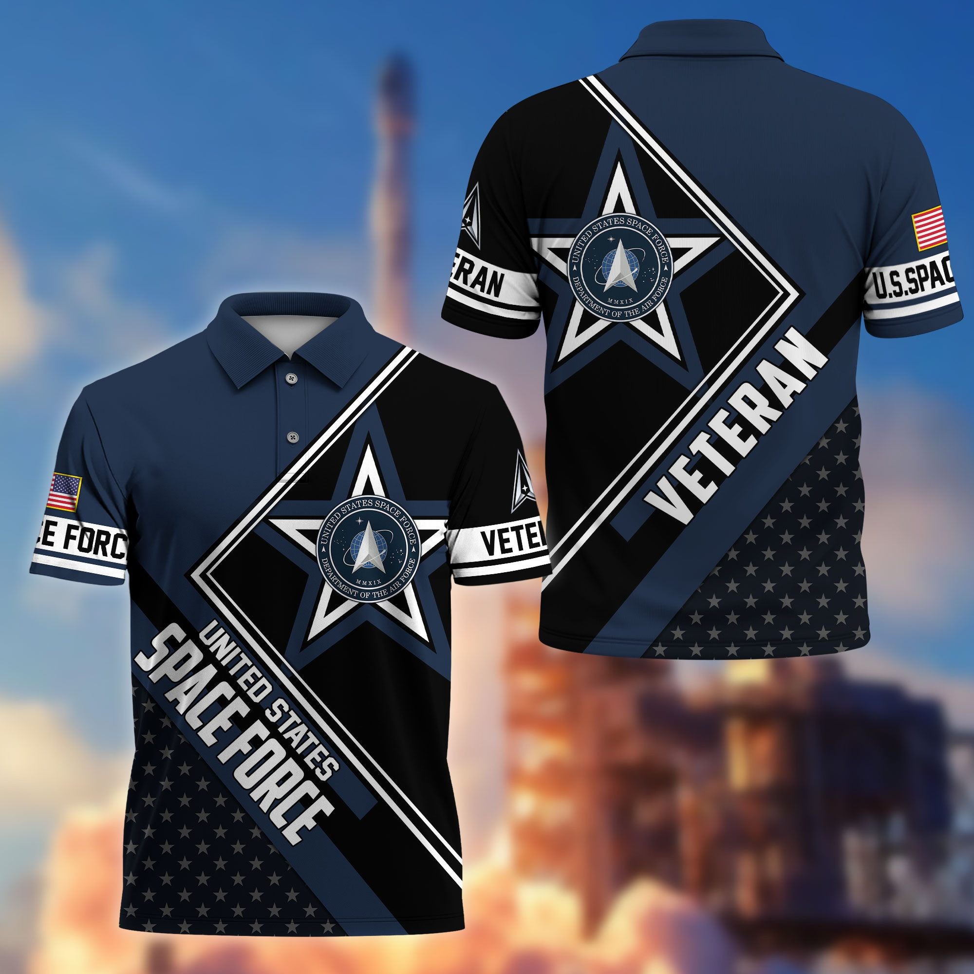 Premium US Veterans Polo Shirt, Gifts For US Veterans, Gifts For Dad, For Husband, Best Gifts On Father's Day, Armed Forces Day, Independence Day, Veterans Day.
