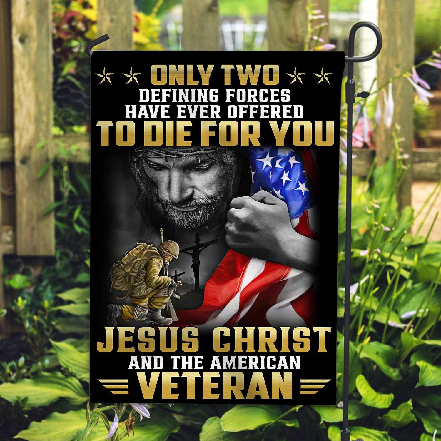 Premium US Veteran Flag, Gift For US Veteran, American Flag, Patriotic Flag, Garden Flag, House Flag, Best Gifts On Father's Day, Independence Day, Veterans Day.