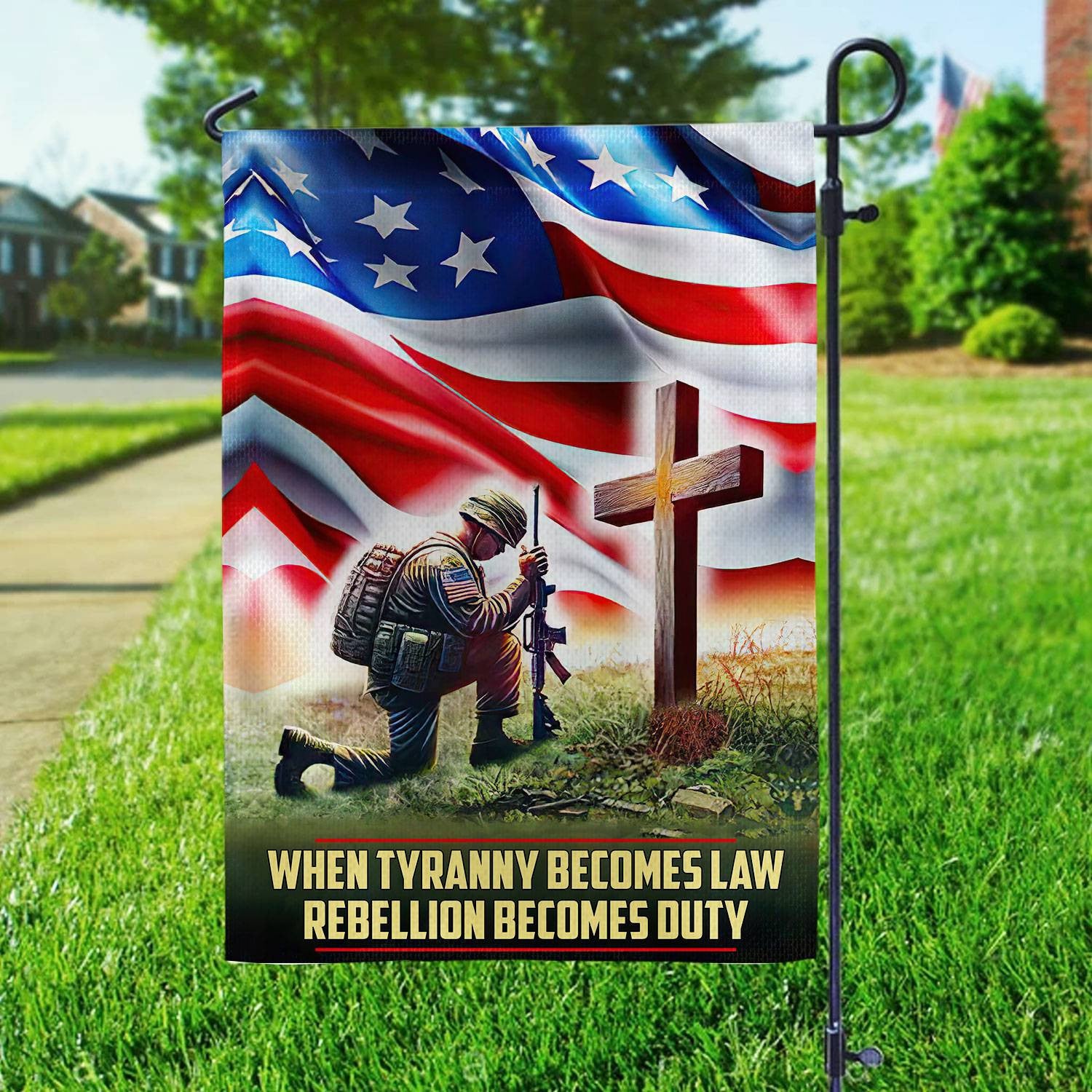 Premium US Veteran Flag, Gift For US Veteran, American Flag, Patriotic Flag, Garden Flag, House Flag, Best Gifts On Father's Day, Independence Day, Veterans Day.