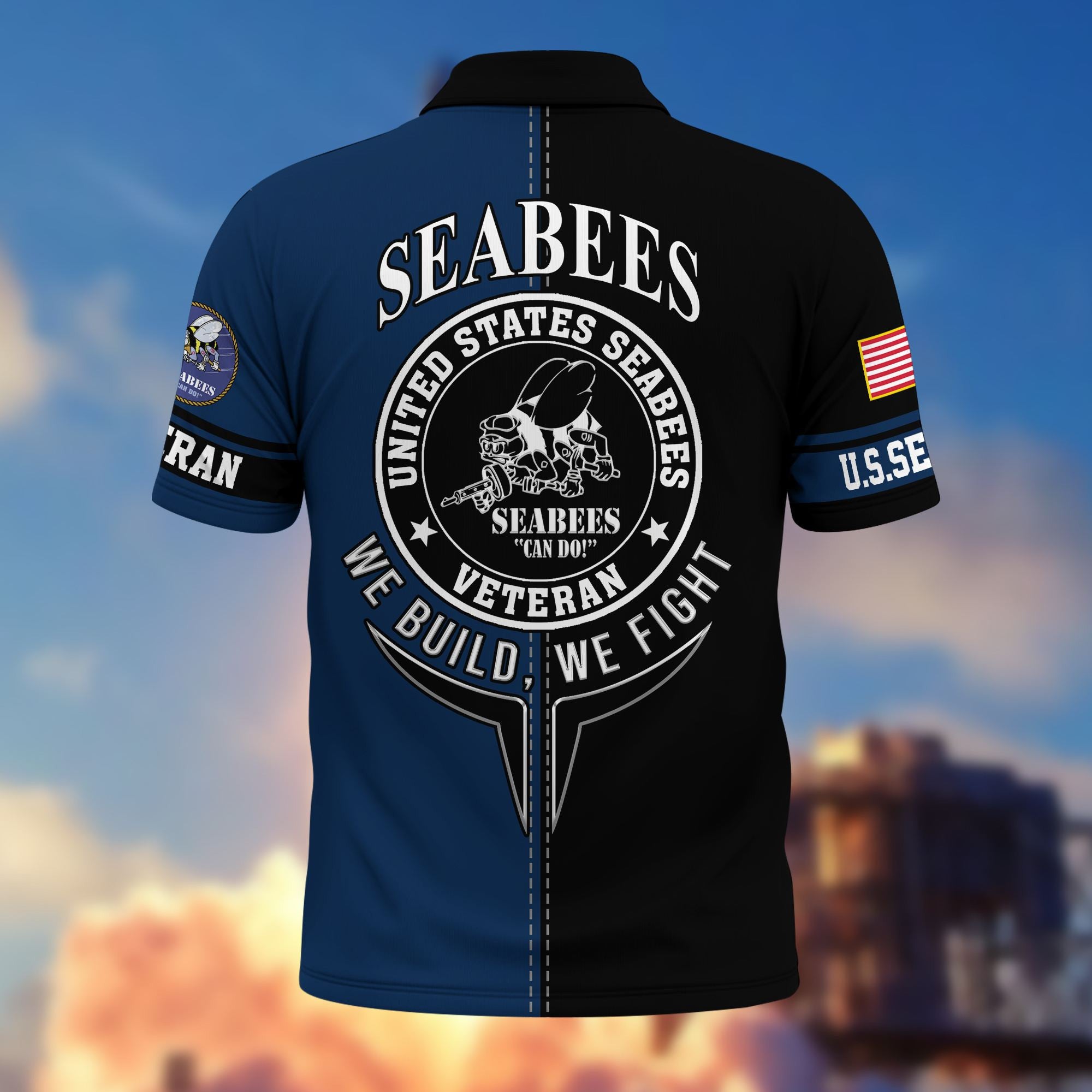 Premium US Veterans Polo Shirt, Gifts For US Veterans, Gifts On Father's Day, Armed Forces Day, Independence Day, Veterans Day.