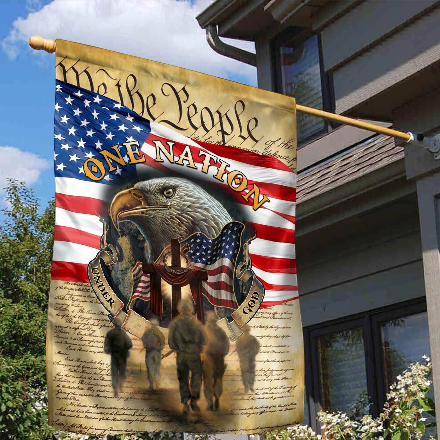 US Veteran Flag, Gift For US Veteran, American Flag, Patriotic Flag, Garden Flag, House Flag