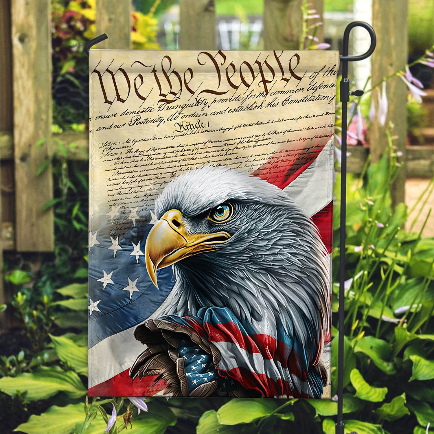 Unique US Veteran Flag, Gift For US Veteran, American Flag, Patriotic Flag, Garden Flag, House Flag