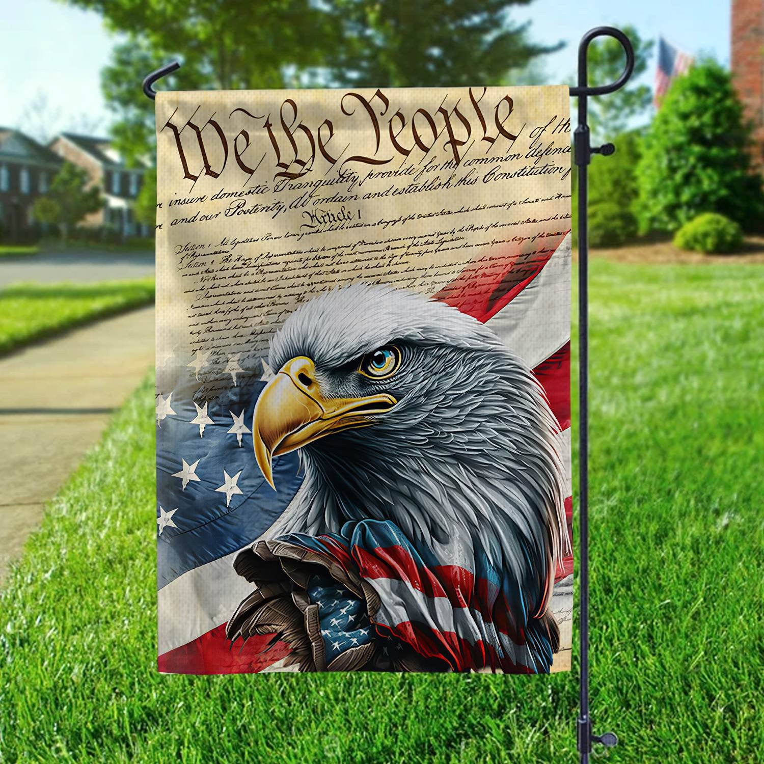 Unique US Veteran Flag, Gift For US Veteran, American Flag, Patriotic Flag, Garden Flag, House Flag