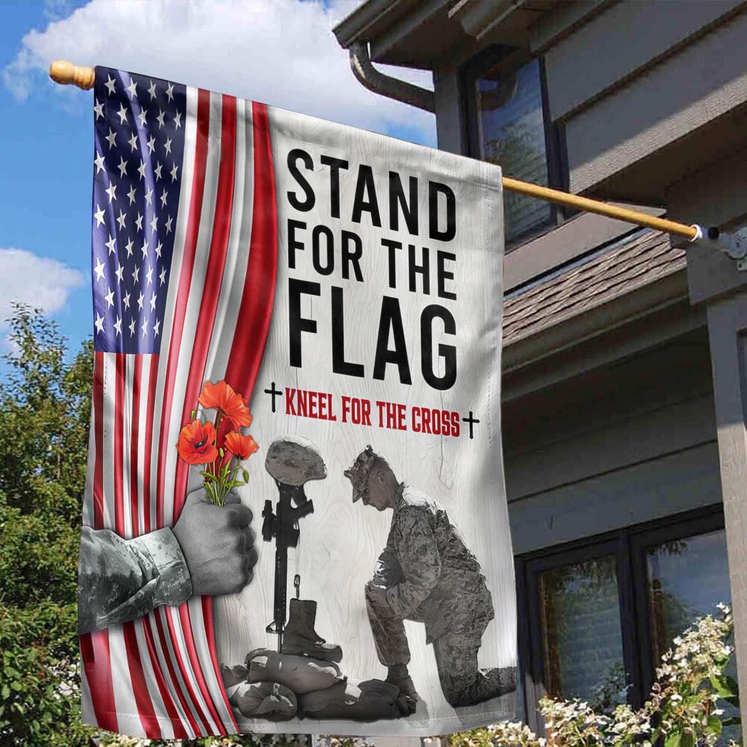 Premium US Veteran Flag, Gift For US Veteran, American Flag, Patriotic Flag, Garden Flag, House Flag