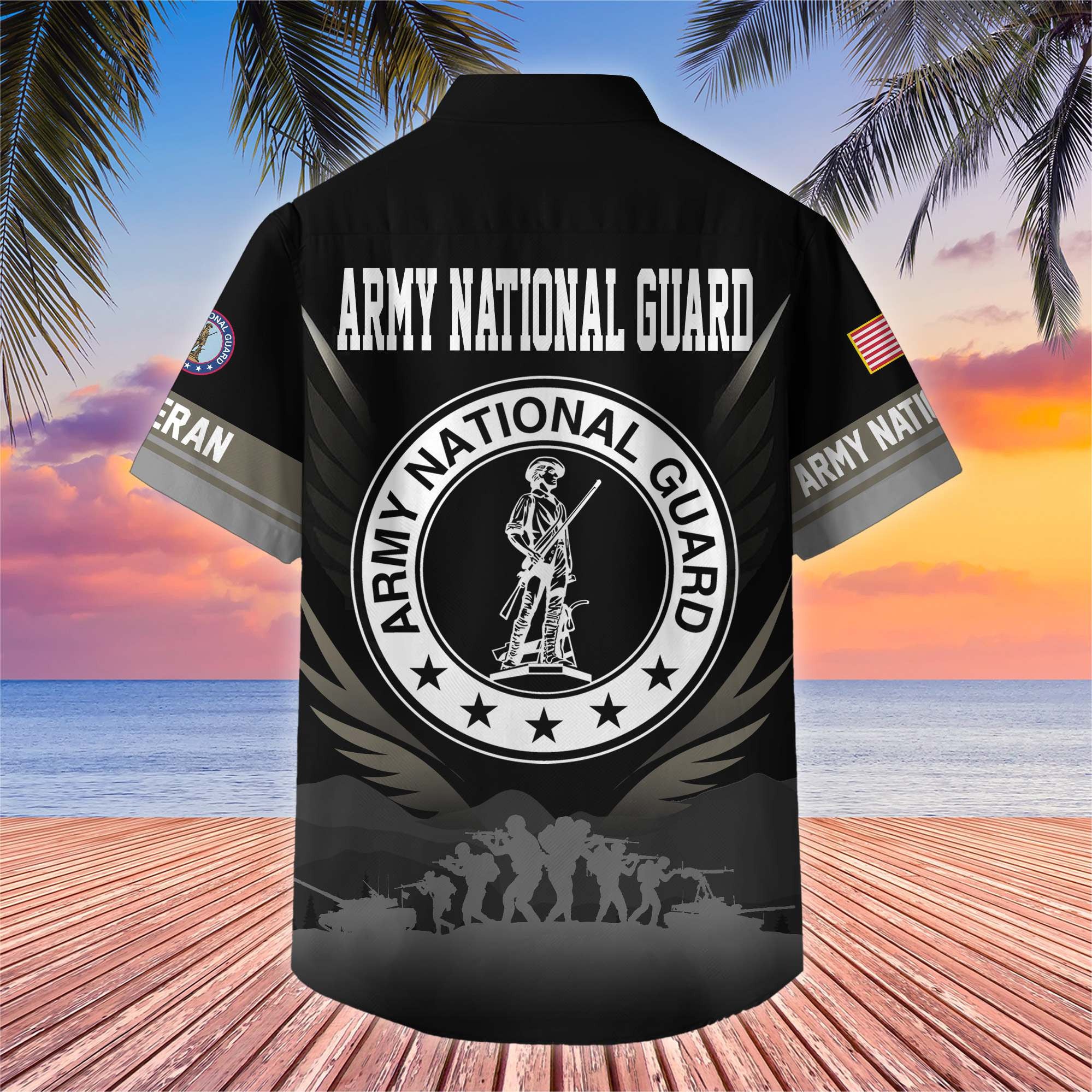 Premium US Veterans Hawaiian Shirt, Gifts For US Veterans, Gifts On Father's Day, Armed Forces Day, Veterans Day.