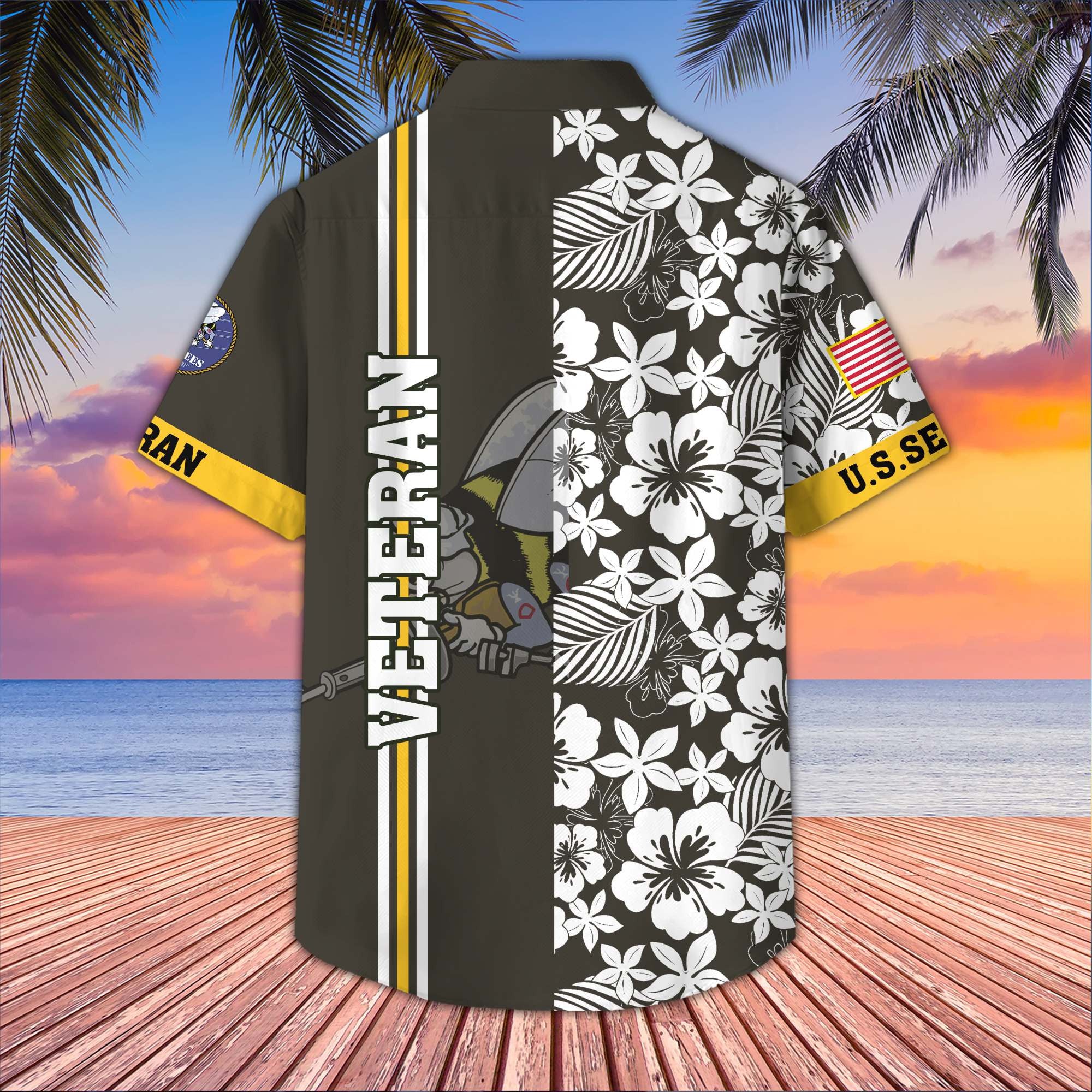 Premium US Seabees Hawaiian Shirt