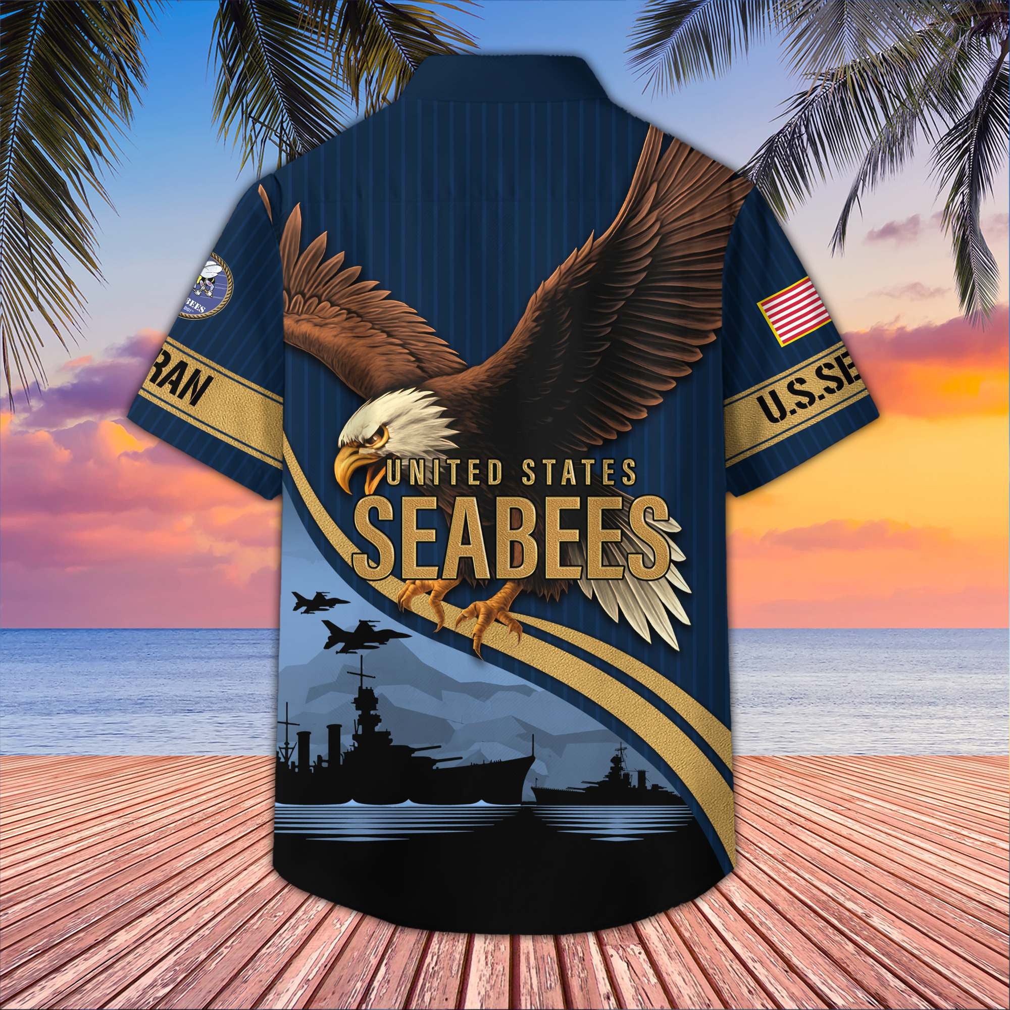 Premium US Veterans Hawaiian Shirt, Gifts For US Veterans, Gifts On Independence Day, Veterans Day.