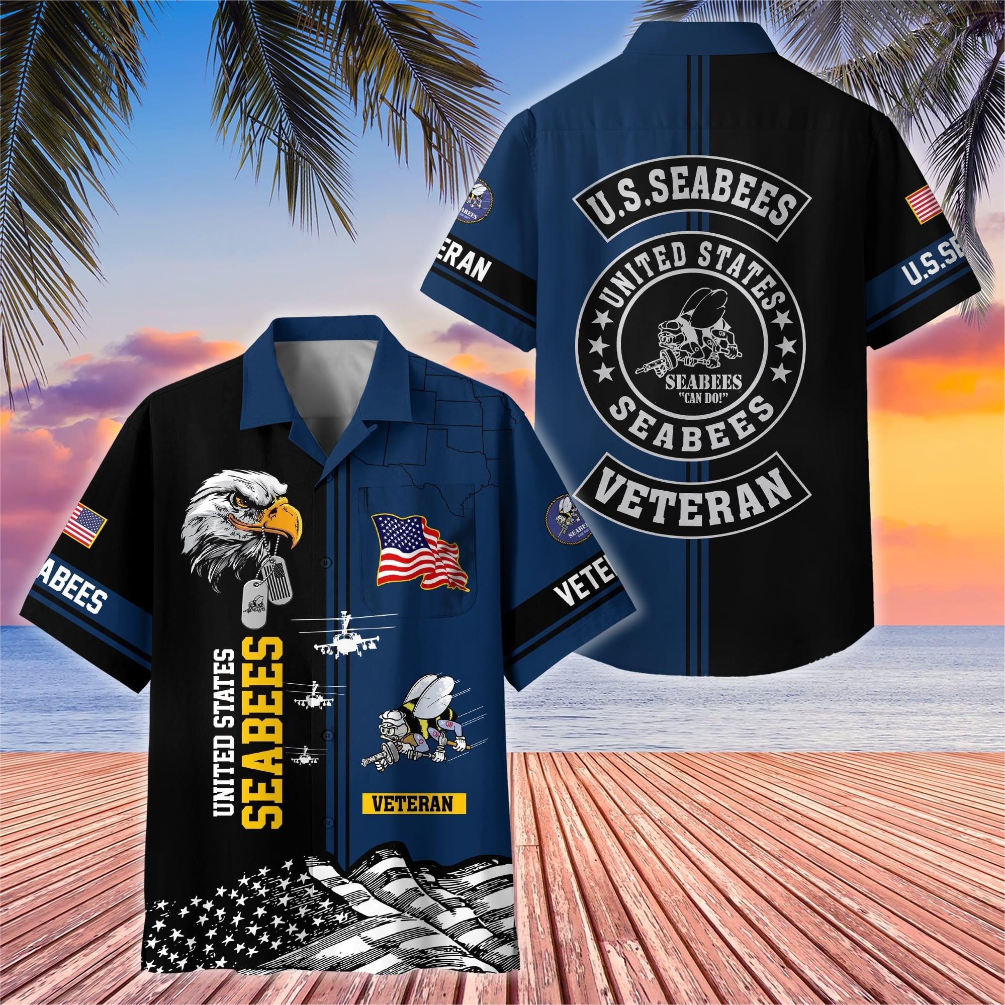 Premium US Veterans Hawaiian Shirt With Pocket, Gifts For US Veterans, Gifts On Independence Day, Veterans Day.