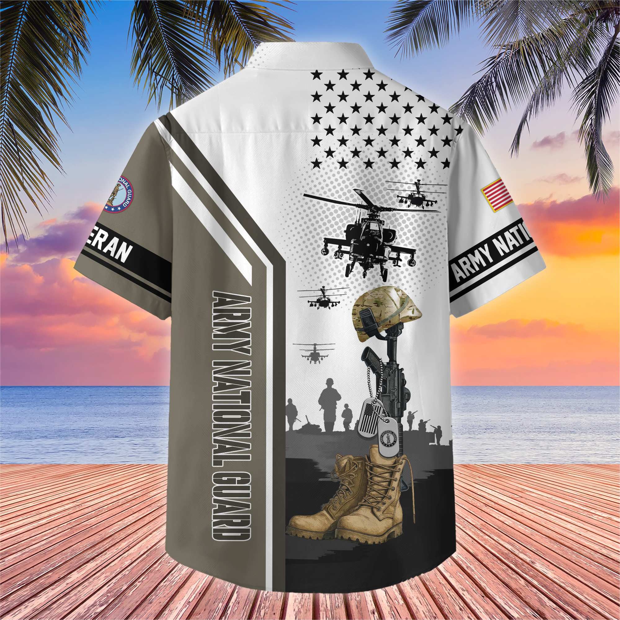 Premium US Veterans Hawaiian Shirt, Gifts For US Veterans, Gifts On Veterans Day.
