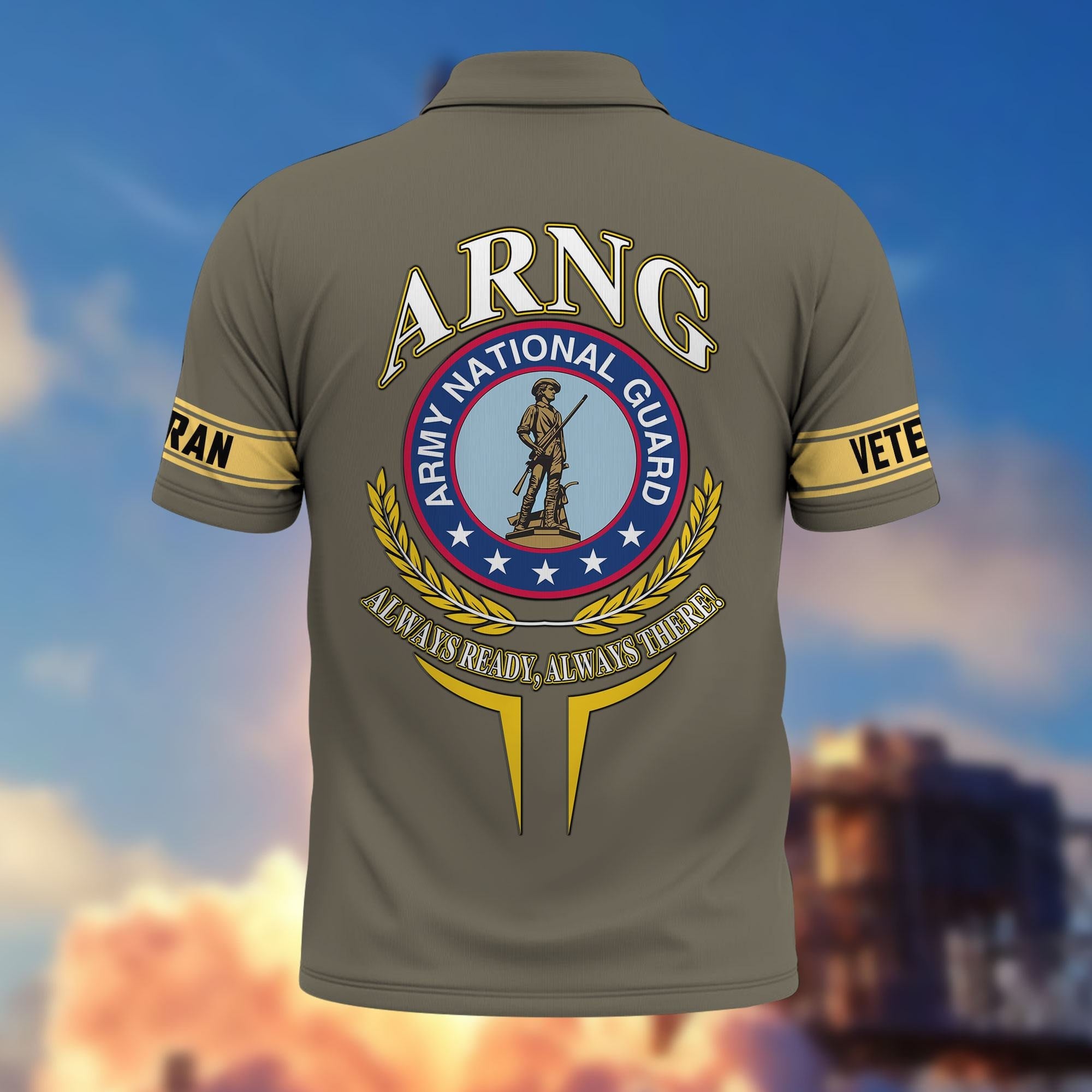 Premium US Veterans Custom Polo Shirt, Gifts For US Veterans, Gifts For Father's Day, Veterans Day.