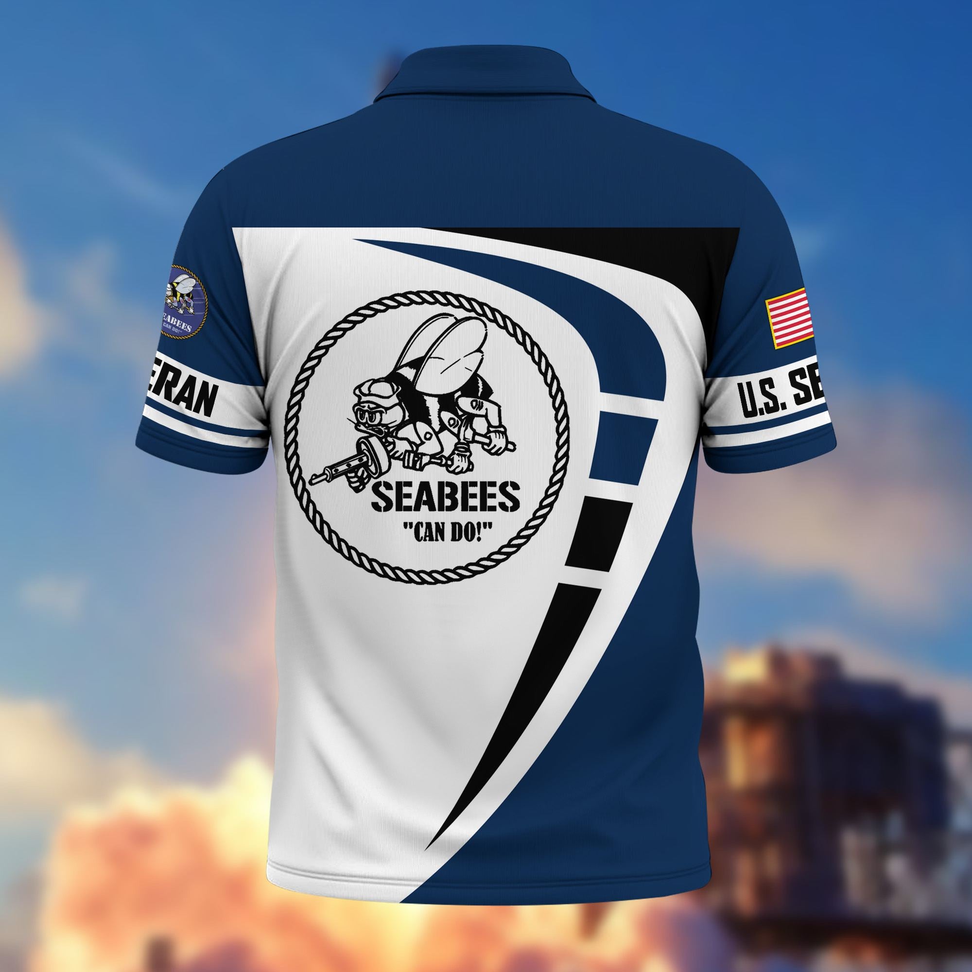Premium US Veterans Polo Shirt, Gifts For US Veterans, Gifts On Father's Day, Veterans Day.