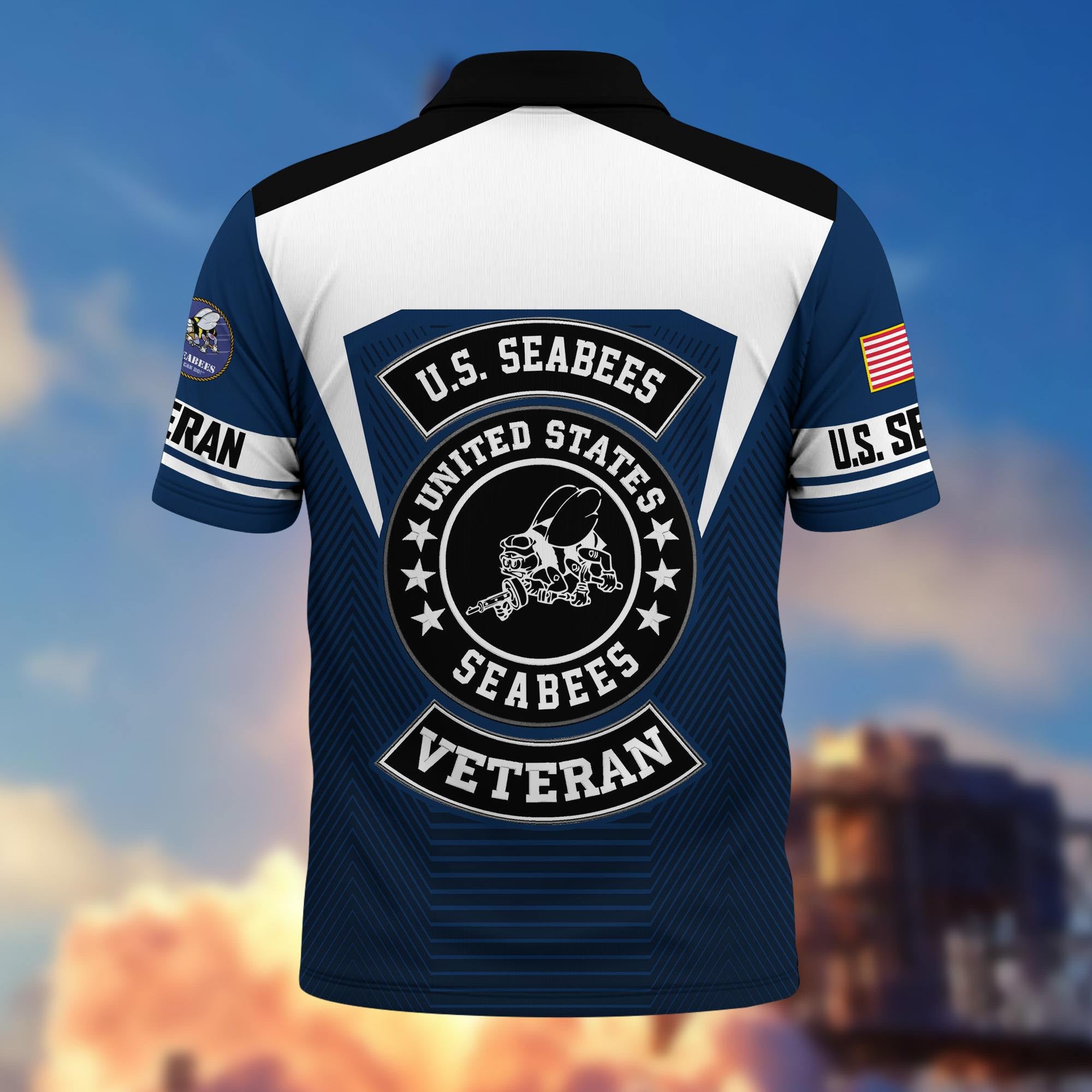 Premium US Veterans Polo Shirt, Gifts For US Veterans, Gifts On Father's Day, Veterans Day.
