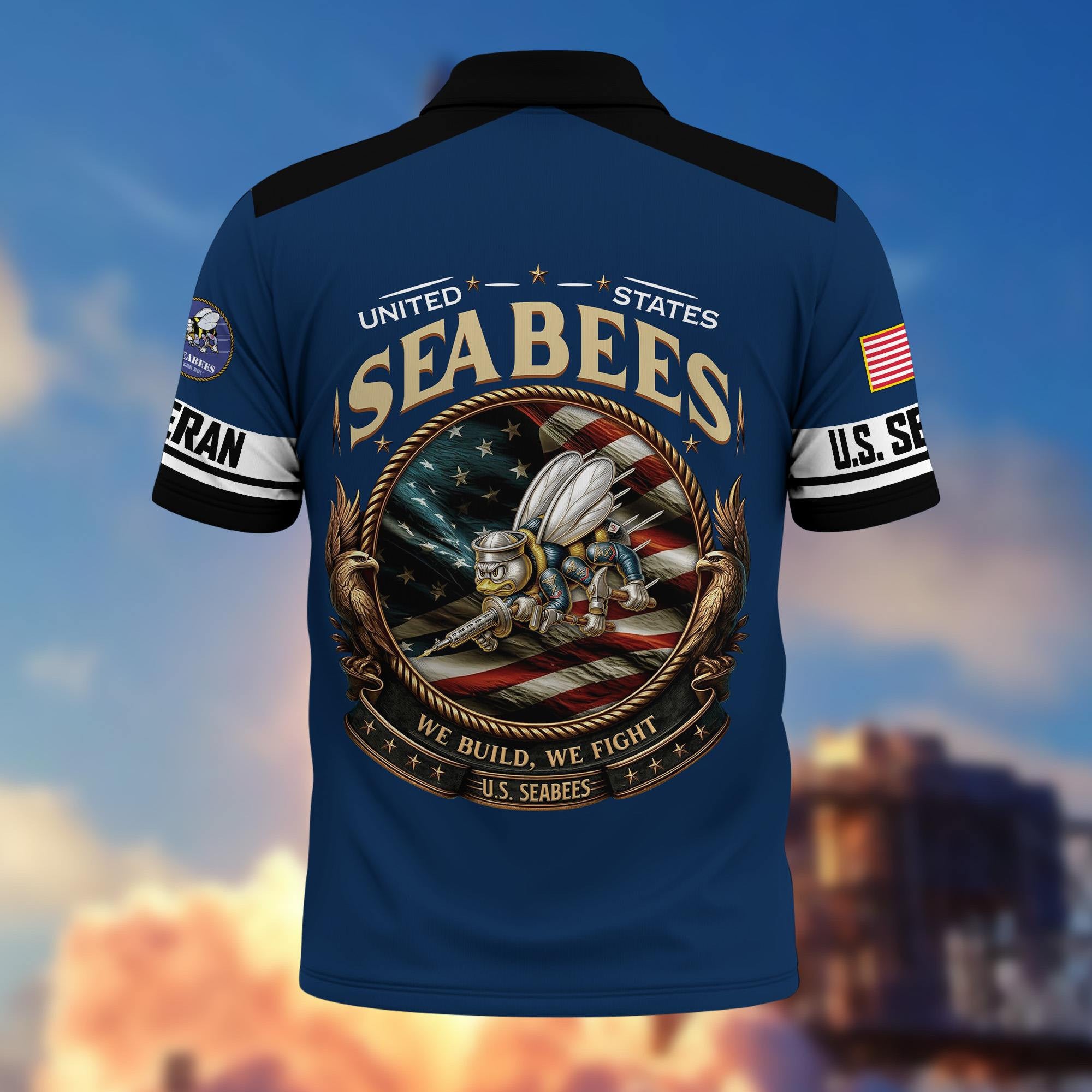 Premium America 250th Anniversary US Veteran Polo Shirt, Gifts for U.S. Veterans, Gifts for Independence Day, Veterans Day