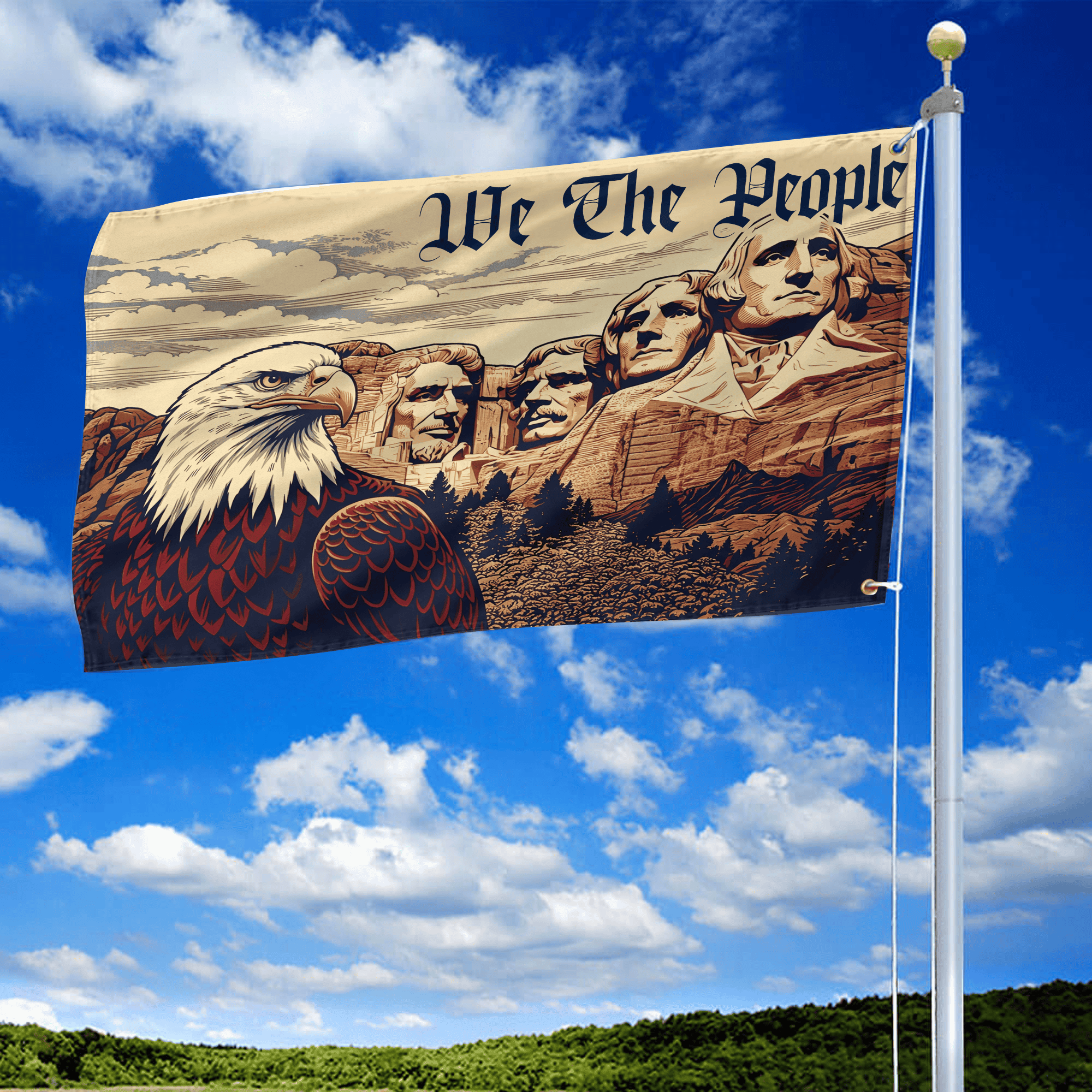 Premium America 250th Anniversary Grommet Flag, America 250th Flag, America 250th Birthday, Best Gifts On Independence Day, Veterans Day.