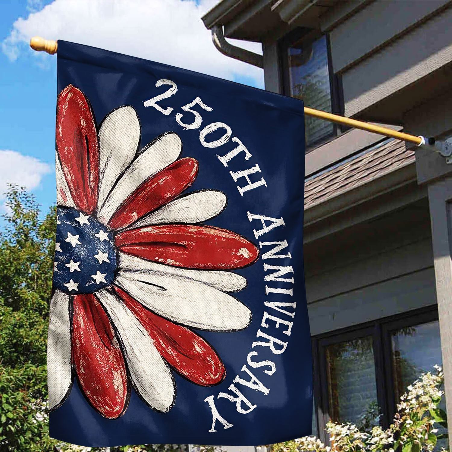 Premium Custom US Military House Flag 4ft x 6ft (48in x 72in)