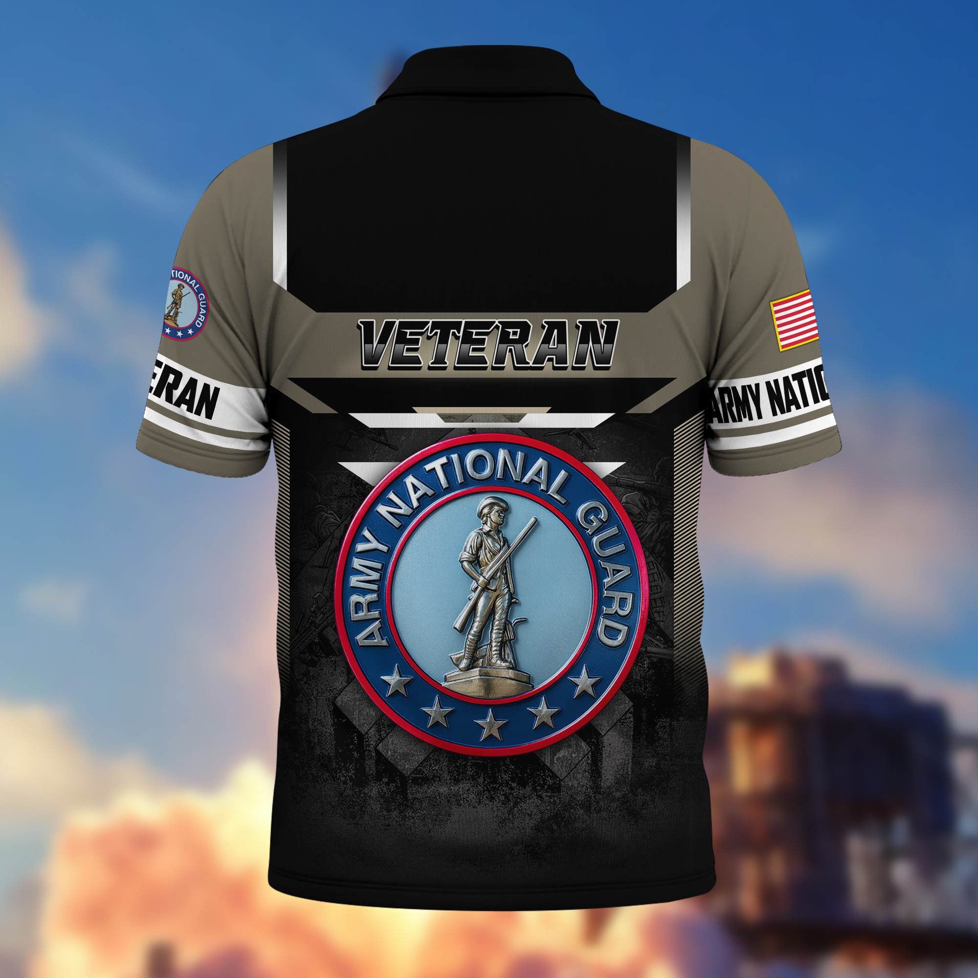 Premium US Veterans Polo Shirt, Gifts For US Veterans, Gifts On Father's Day, Veterans Day.