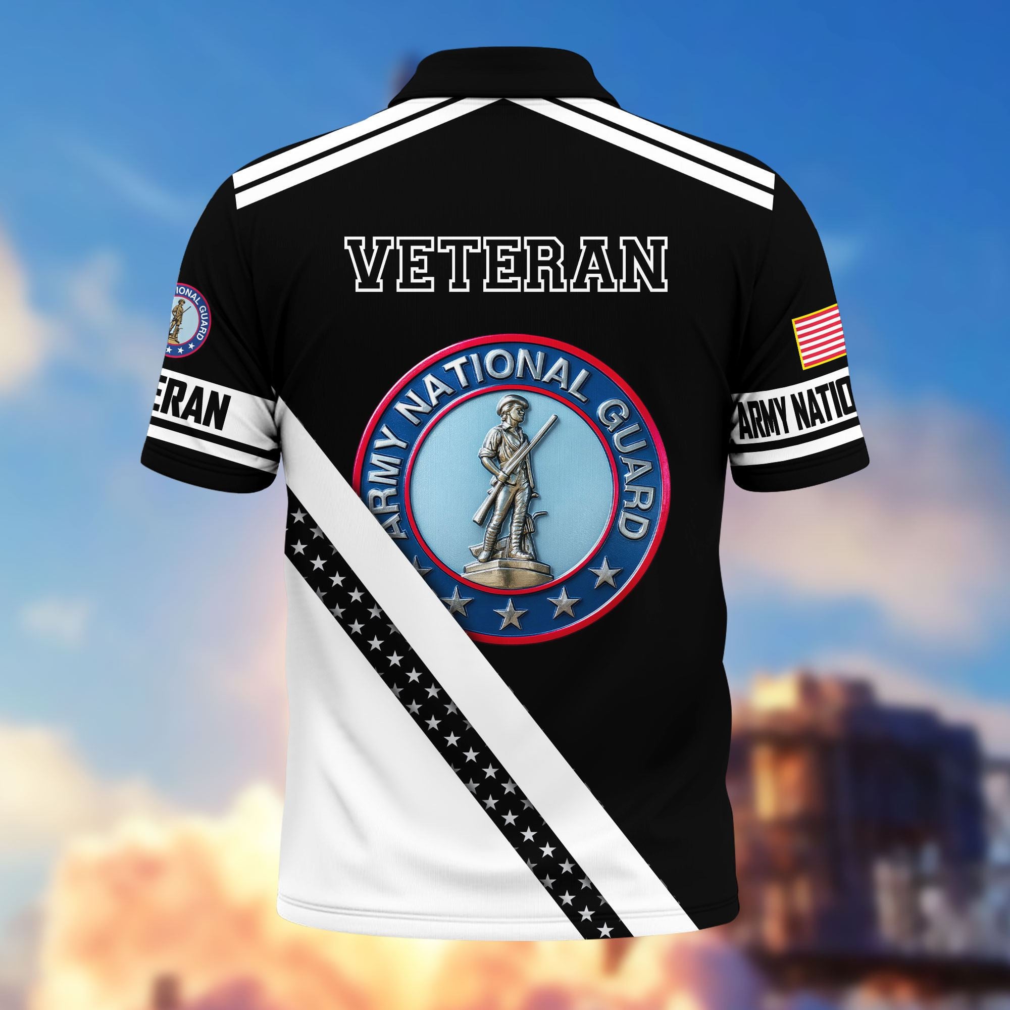 Premium US Veterans Polo Shirt, Gifts For US Veterans, Gifts On Father's Day, Veterans Day.