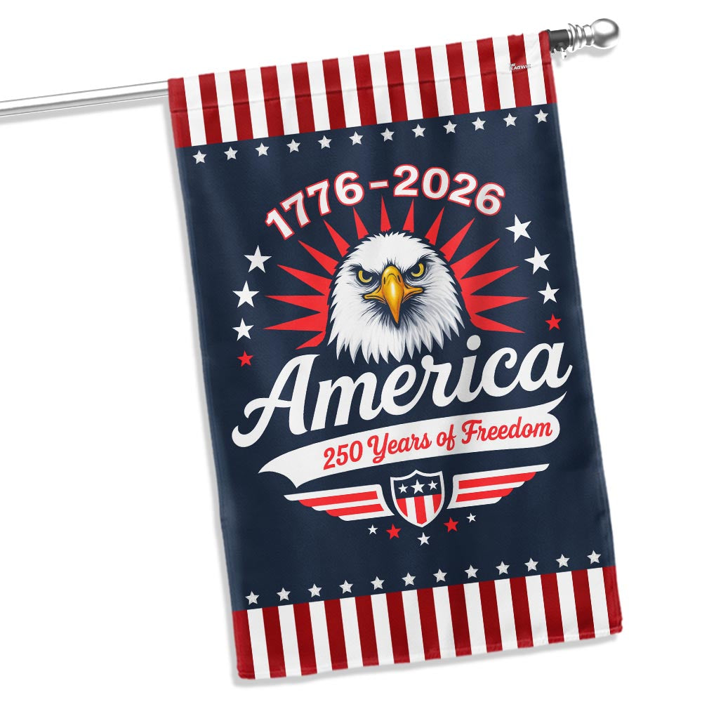Flagwix American Flag - 250 years of America Semiquincentennial Eagle Flag