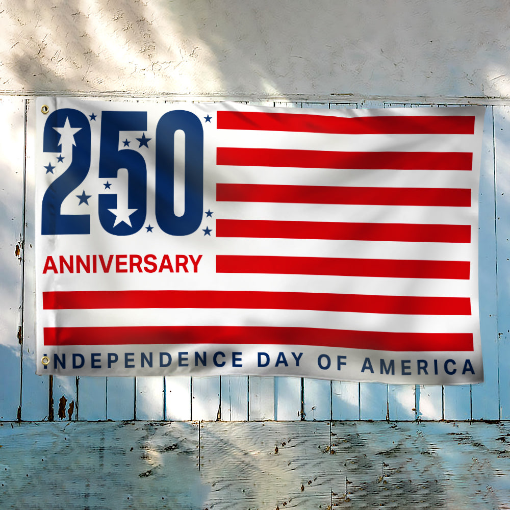 Flagwix American Flag - 250 Anniversary Independence Day of America 4th Of july Grommet Flag