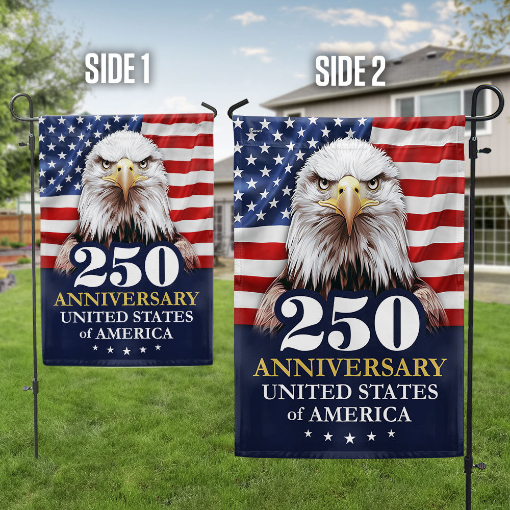 Flagwix American Flag - 250 Anniversary 1776 2026 United States Of America Patriotic Eagle