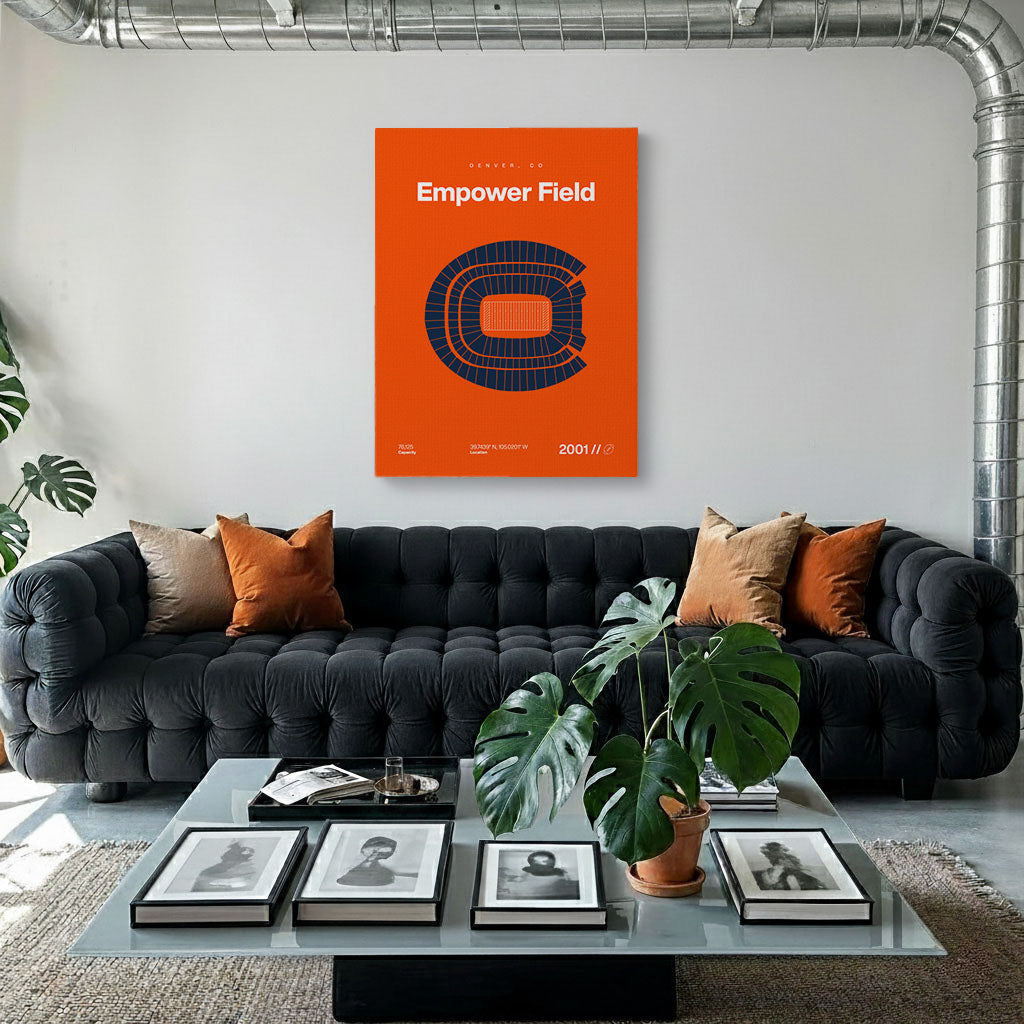 Denver Football Stadium Bold