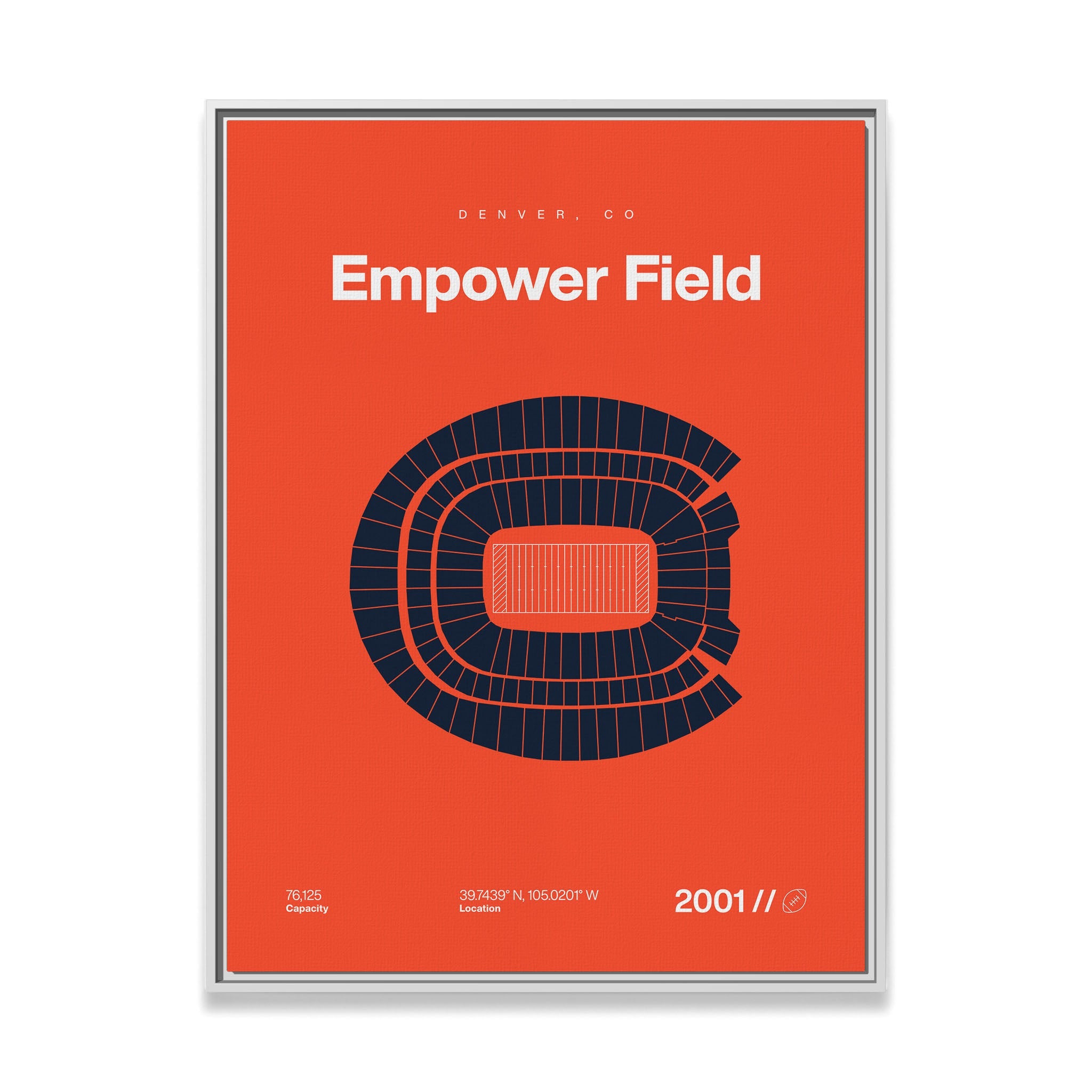 Denver Football Stadium Bold