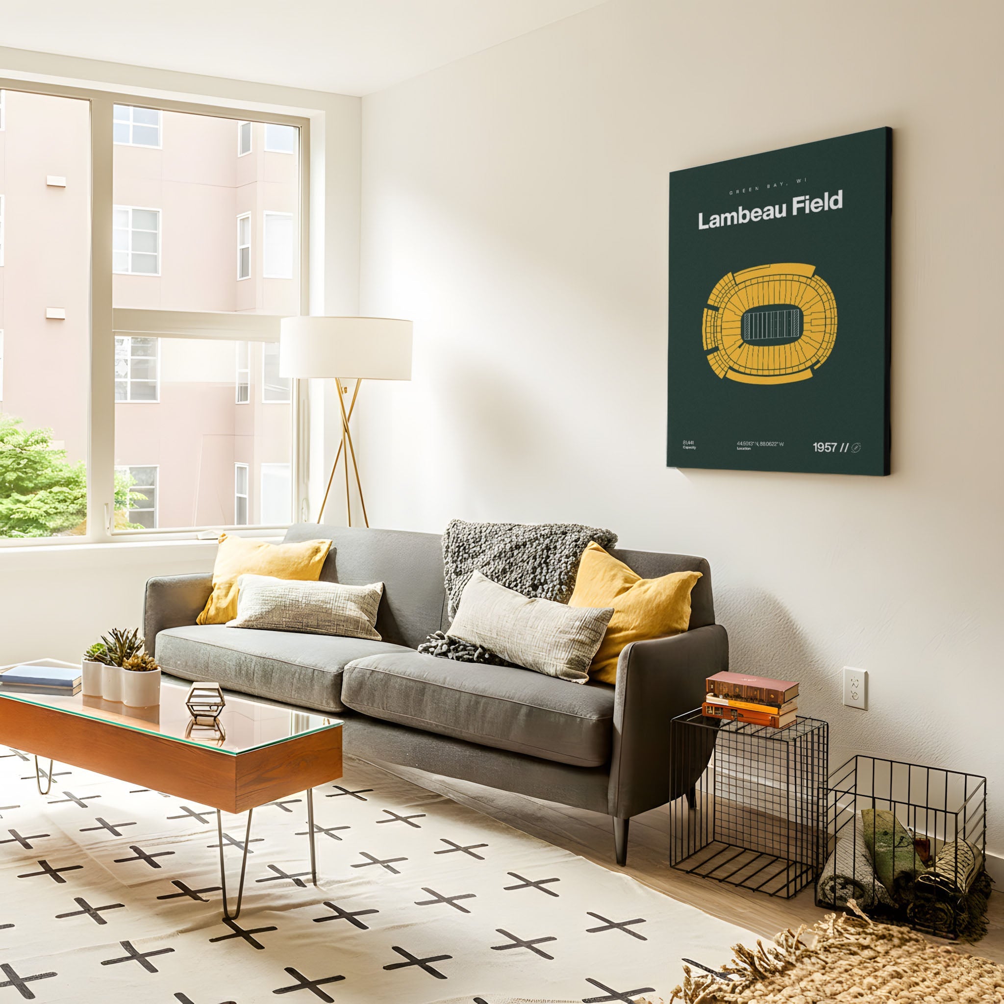 Green Bay Football Stadium Bold