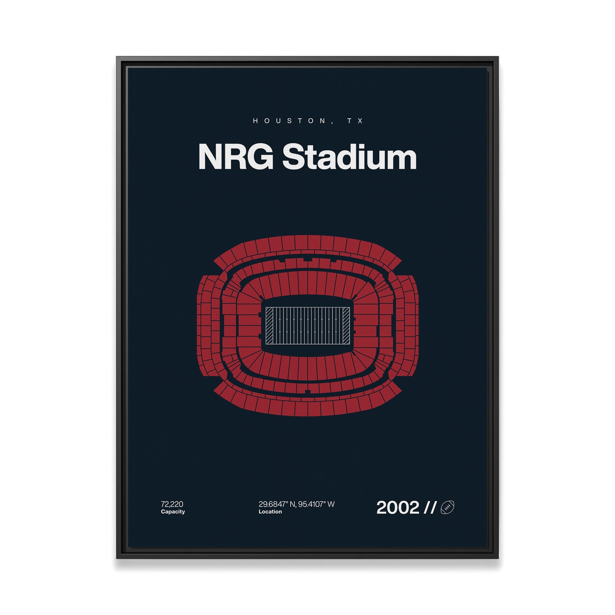 Houston Football Stadium Bold