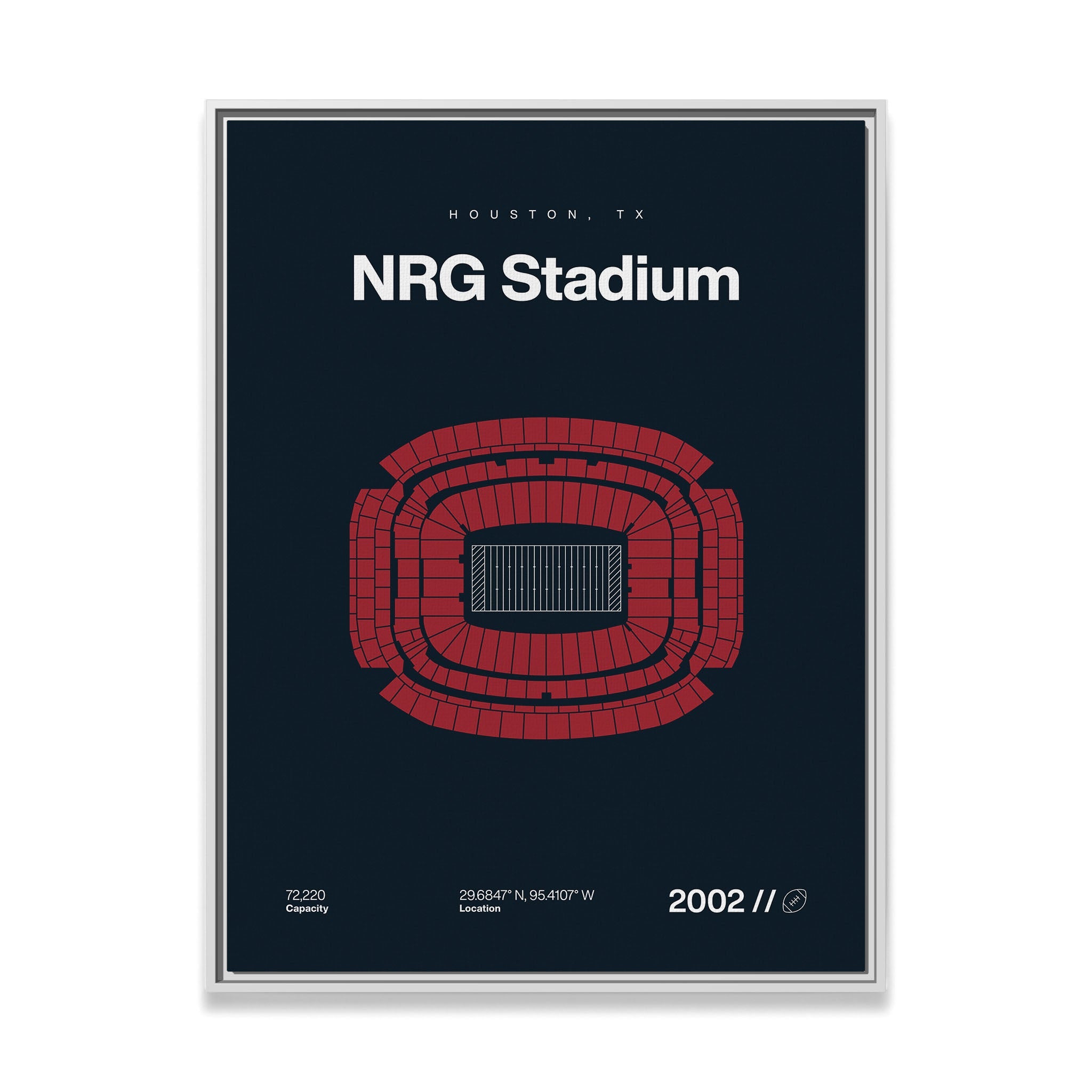 Houston Football Stadium Bold