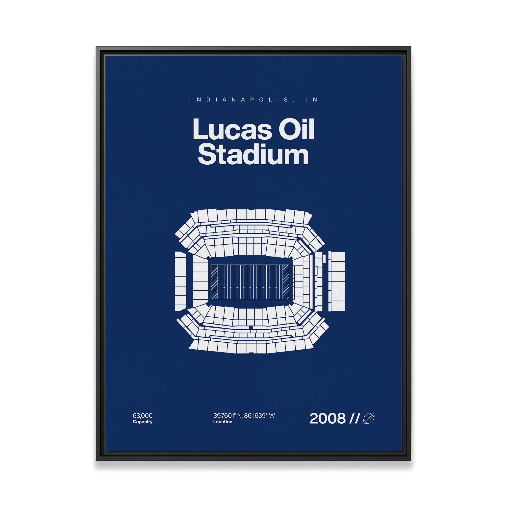 Indianapolis Football Stadium Bold