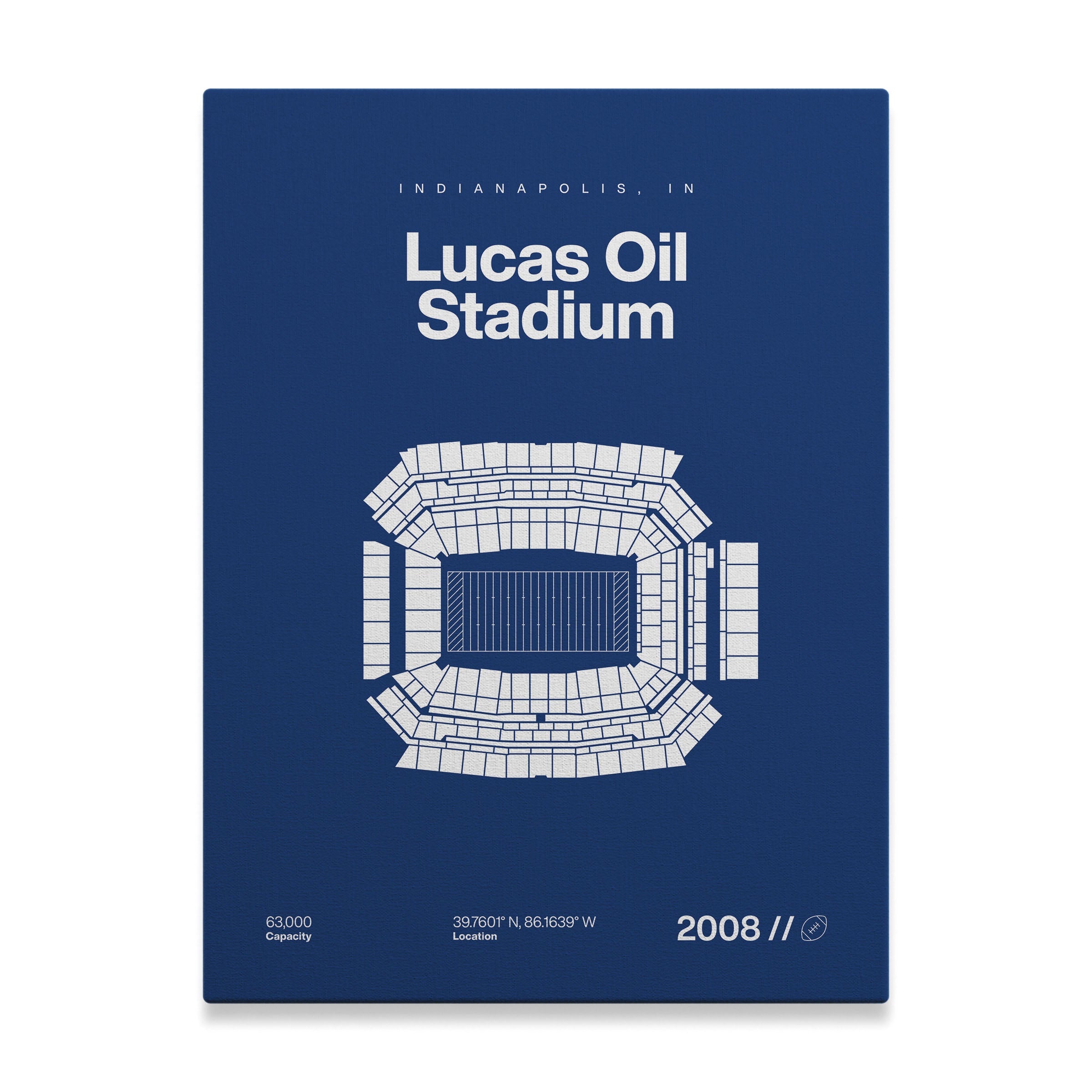 Indianapolis Football Stadium Bold