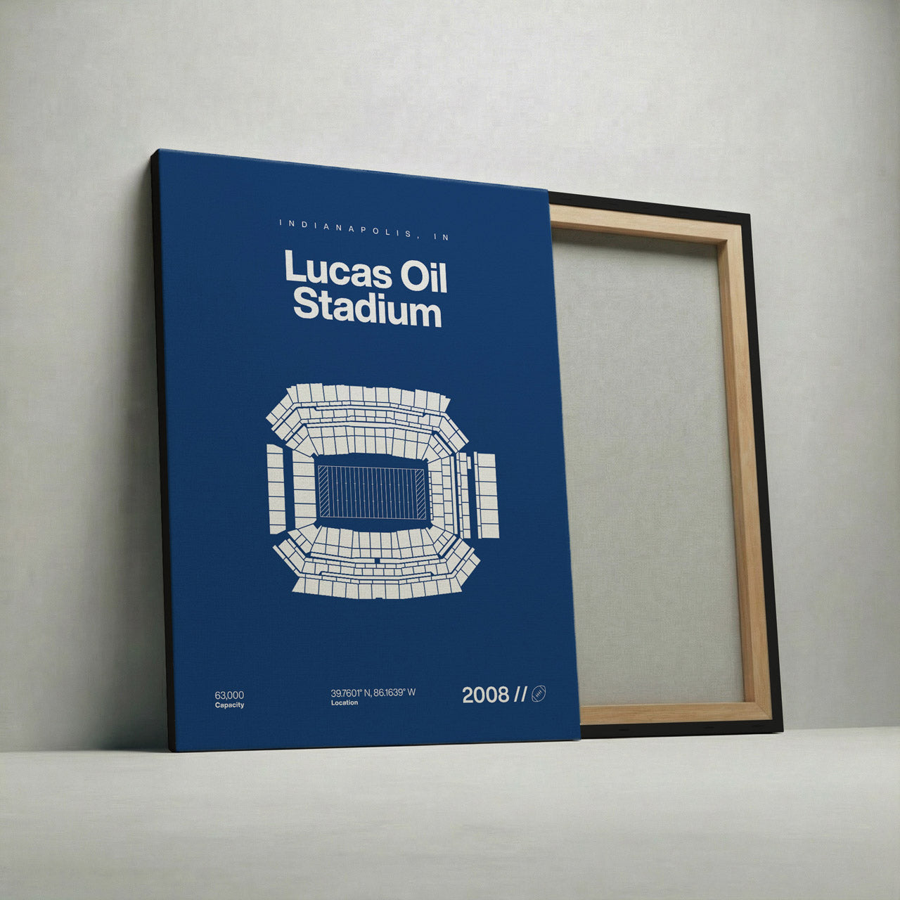 Indianapolis Football Stadium Bold