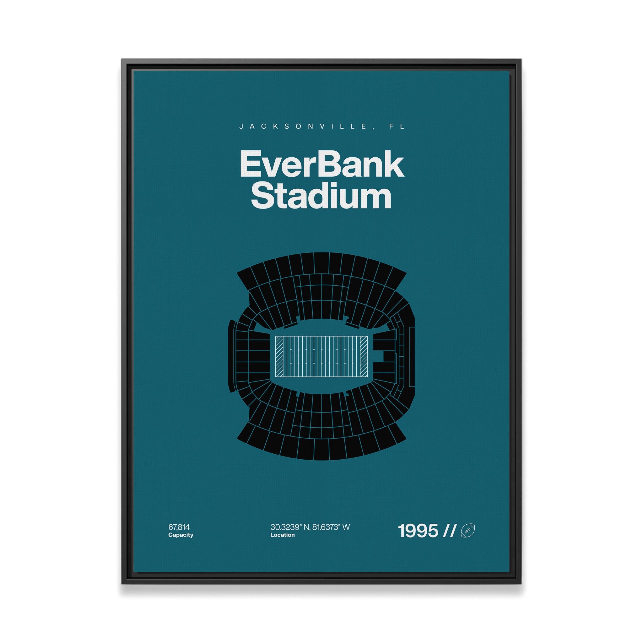 Jacksonville Football Stadium Bold