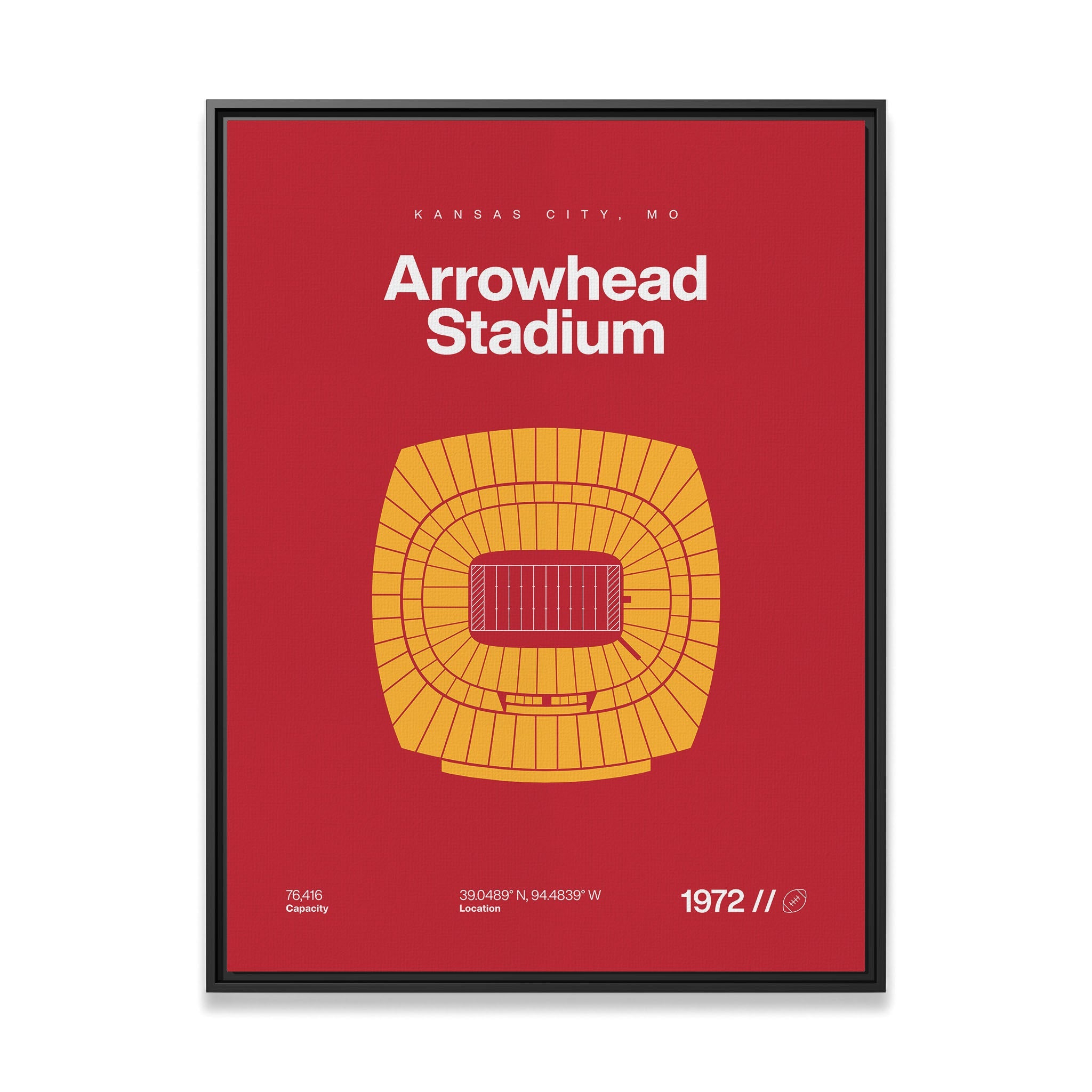 Kansas City Football Stadium Bold