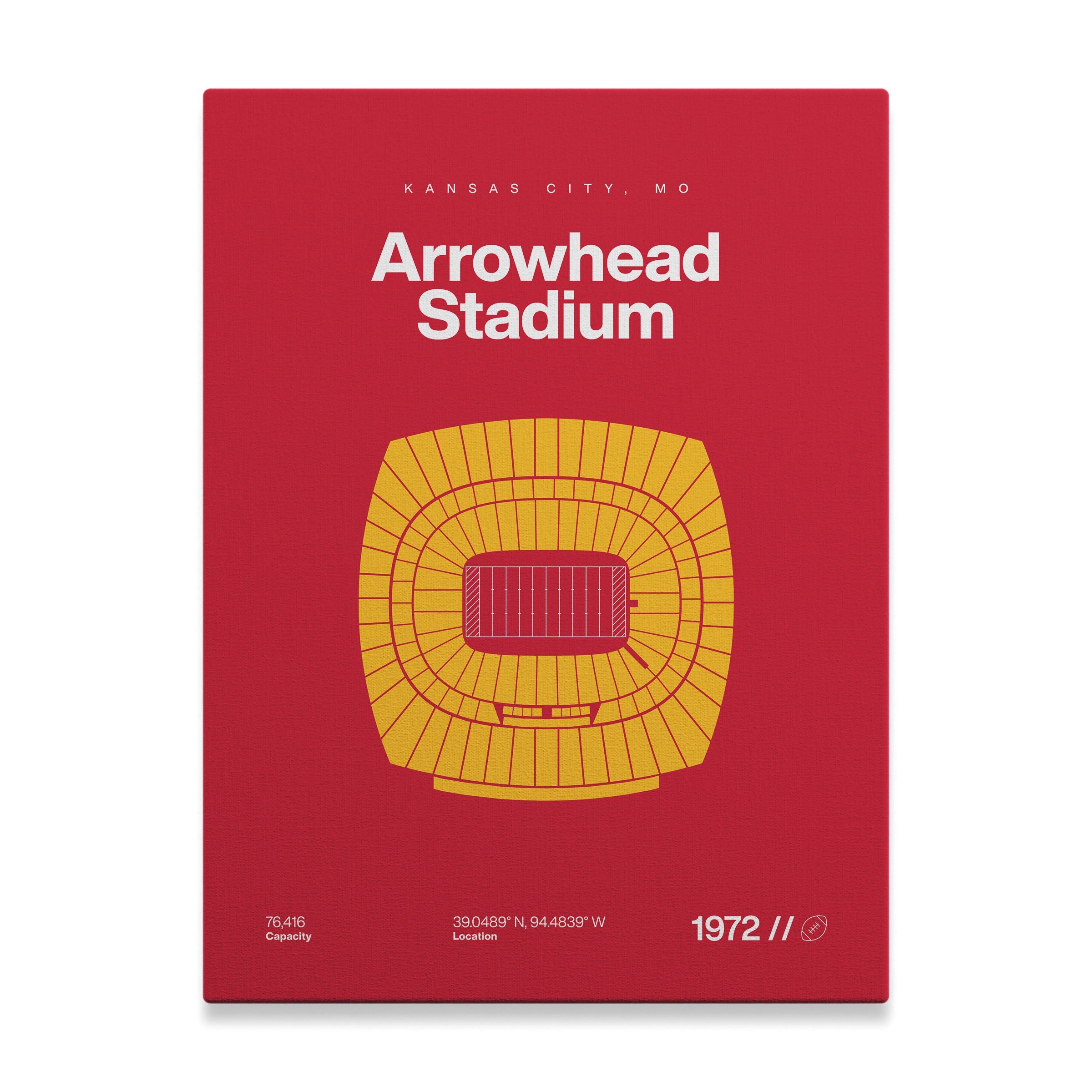 Kansas City Football Stadium Bold