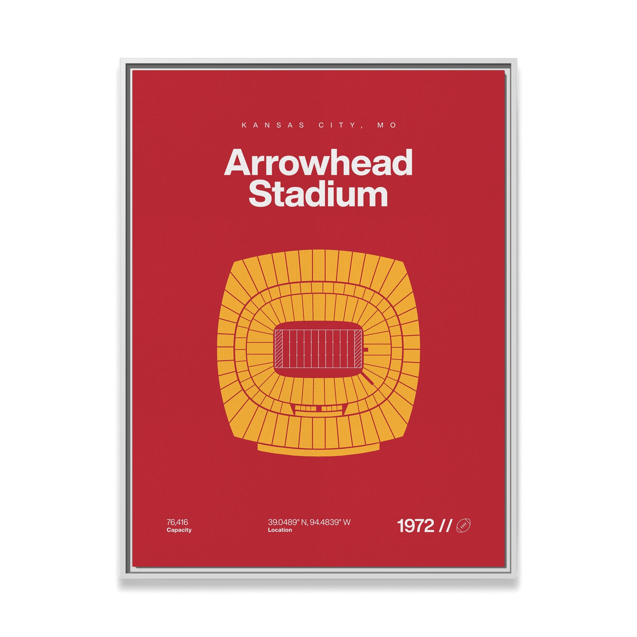 Kansas City Football Stadium Bold