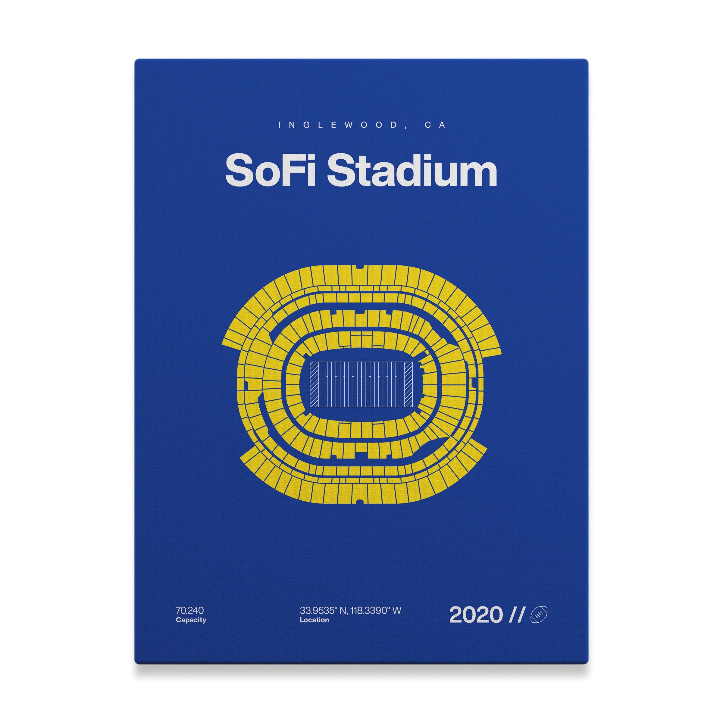 Los Angeles Football Stadium Bold