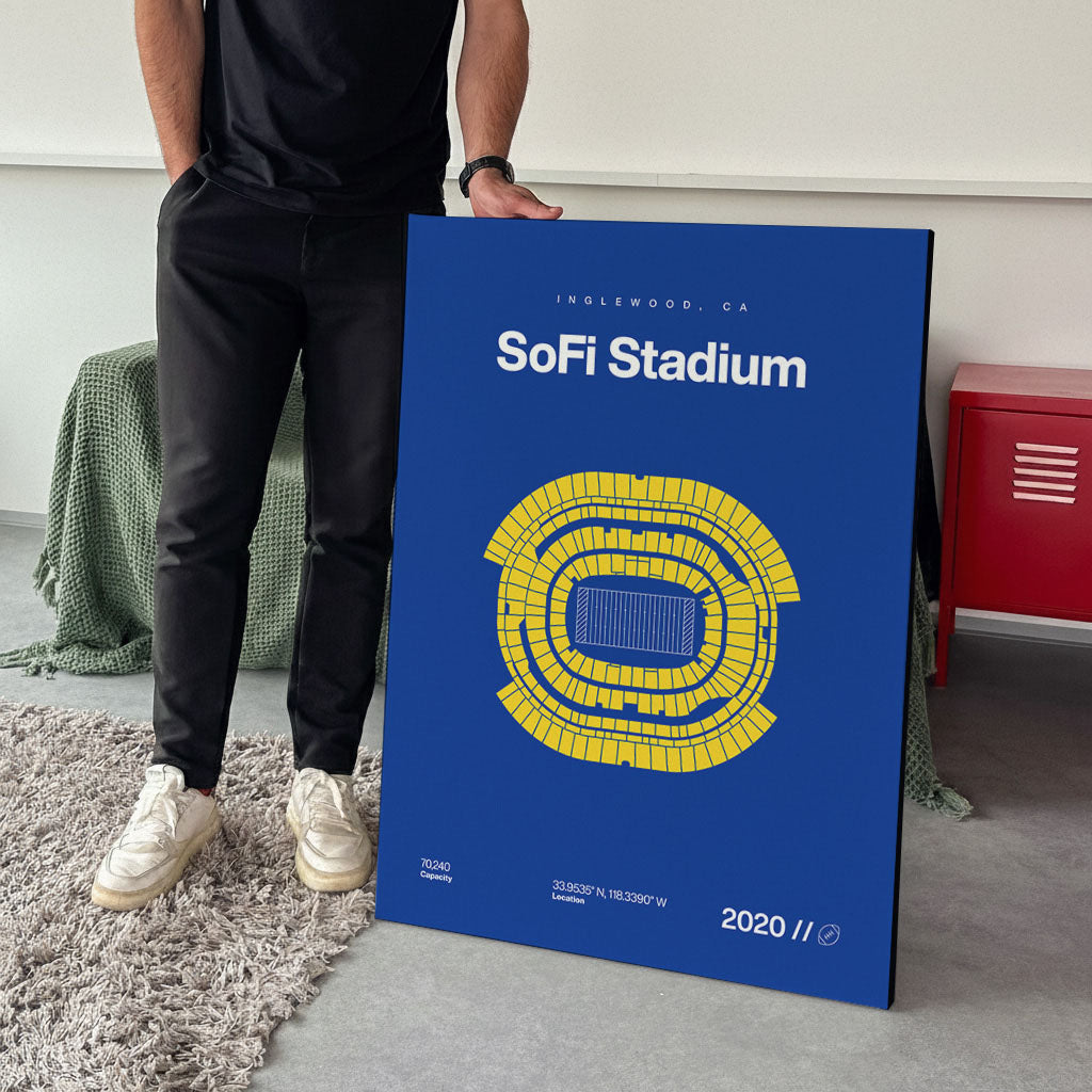 Los Angeles Football Stadium Bold