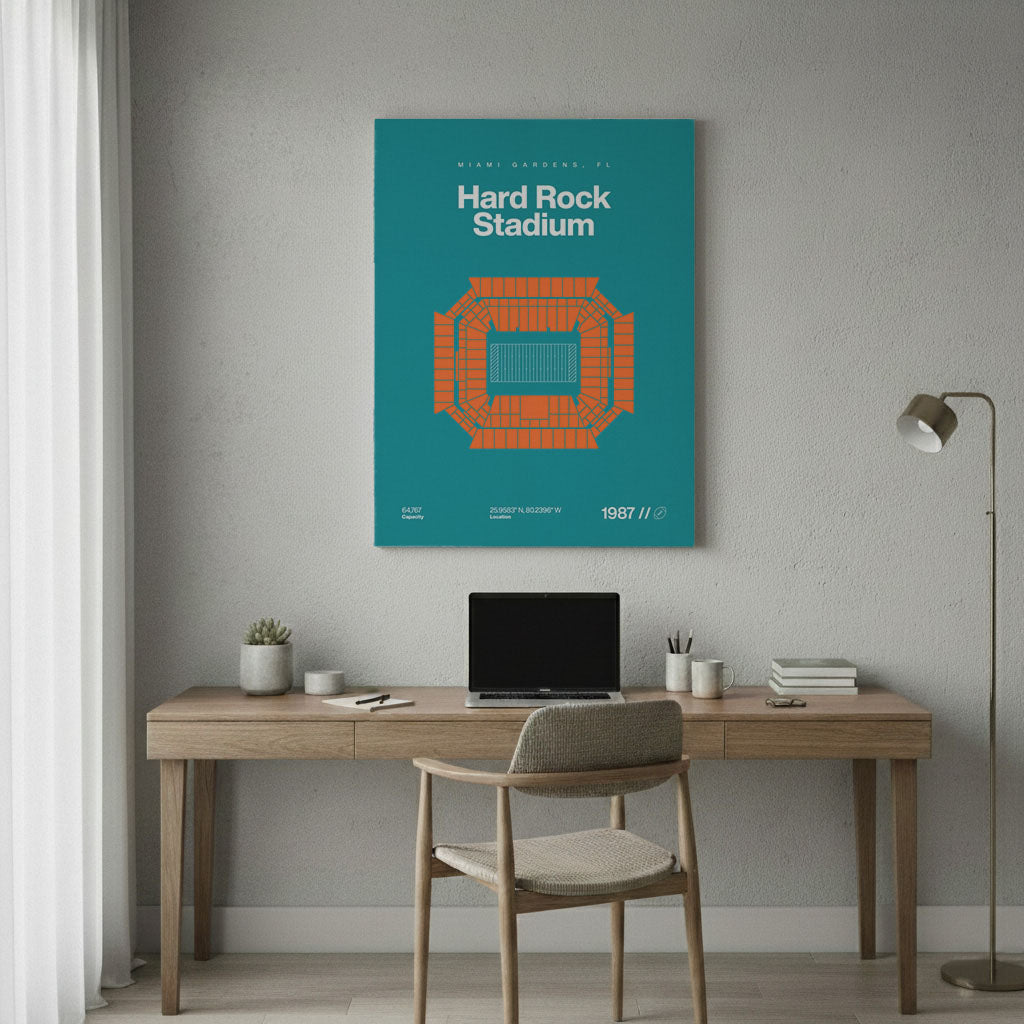 Miami Football Stadium Bold