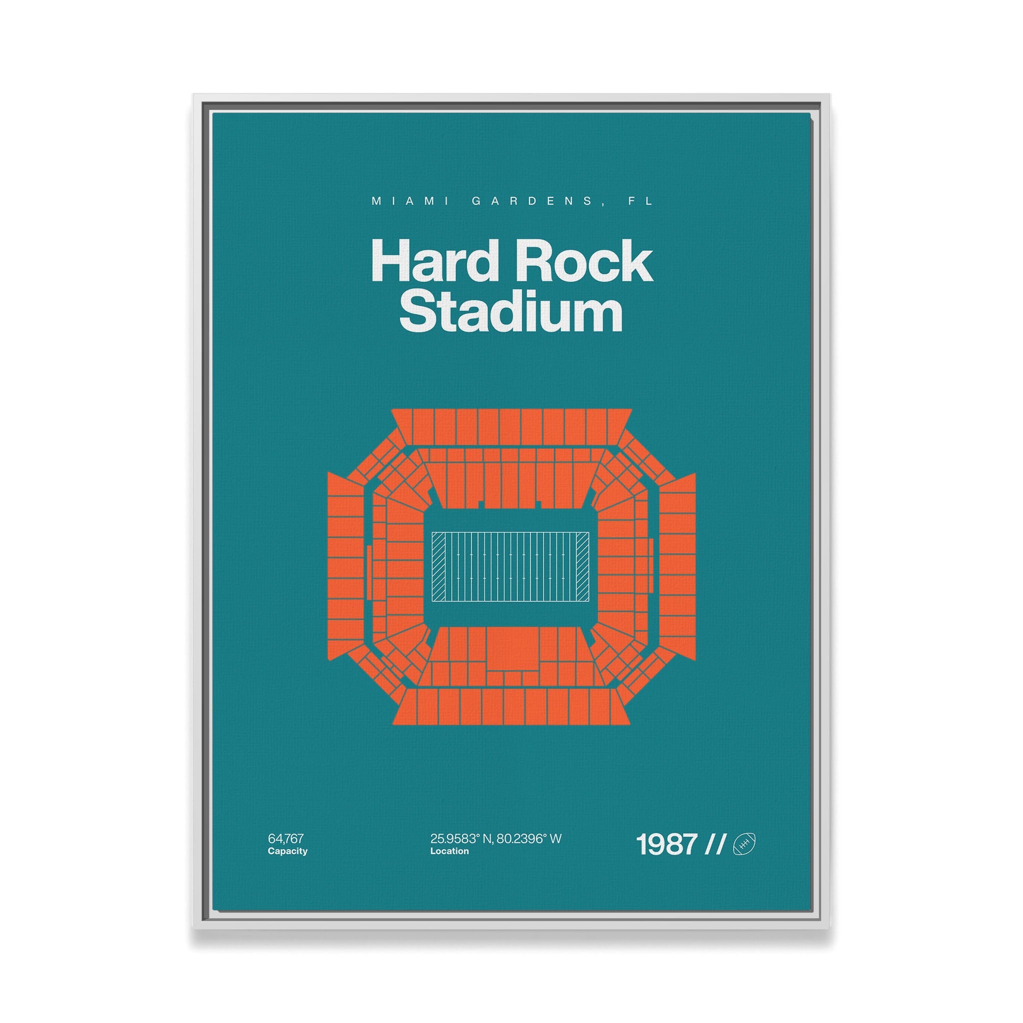 Miami Football Stadium Bold