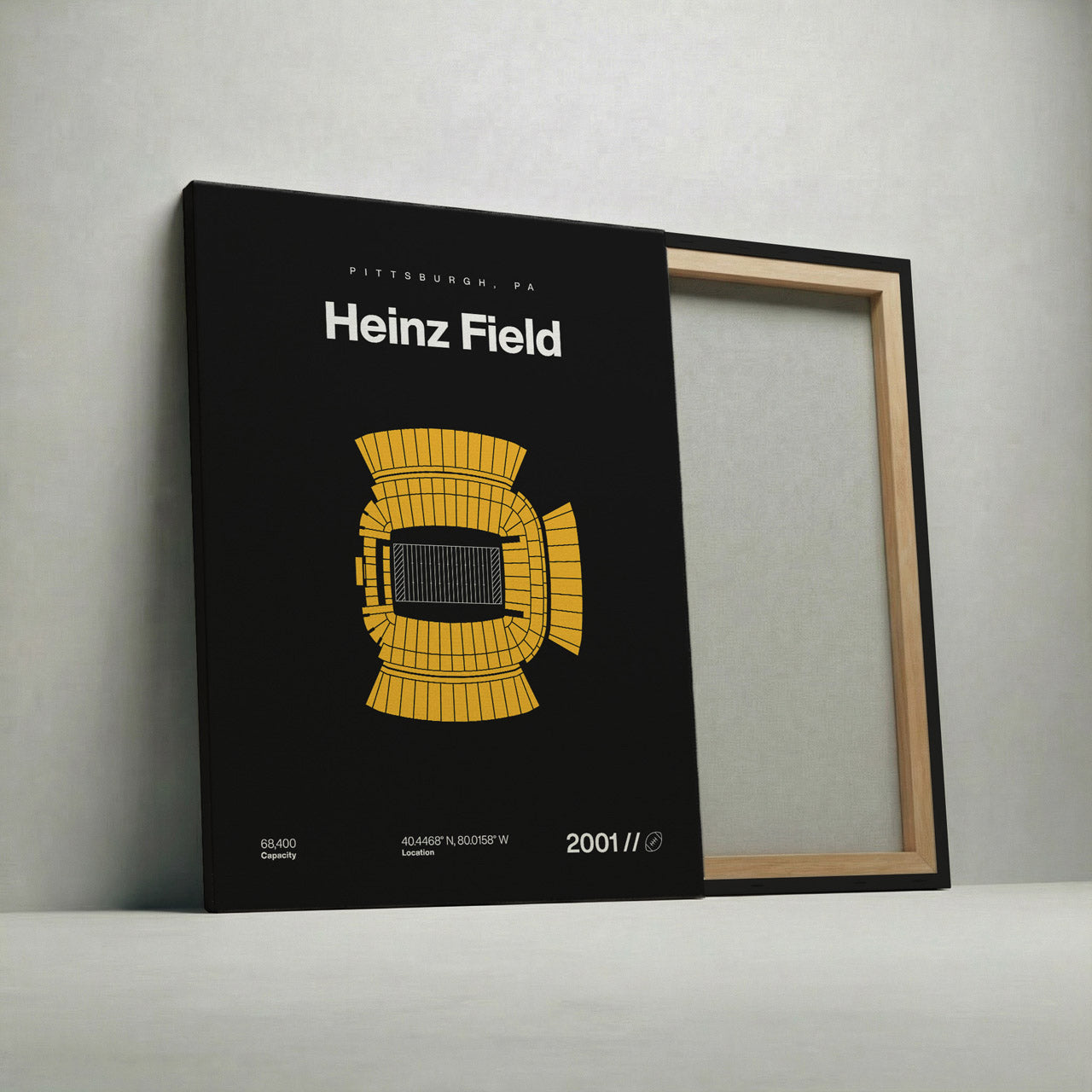 Pittsburgh Football Stadium Bold