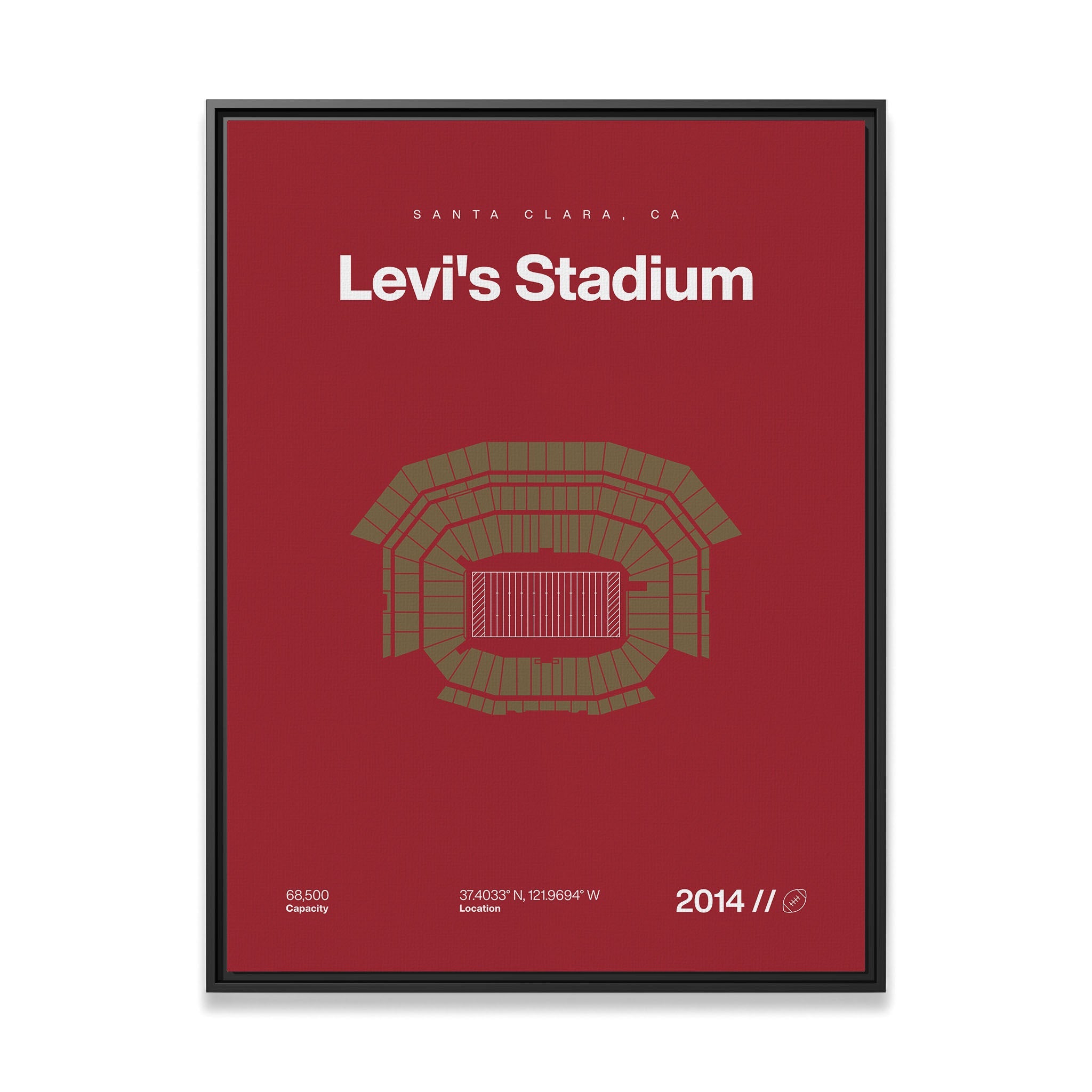 San Francisco Football Stadium Bold