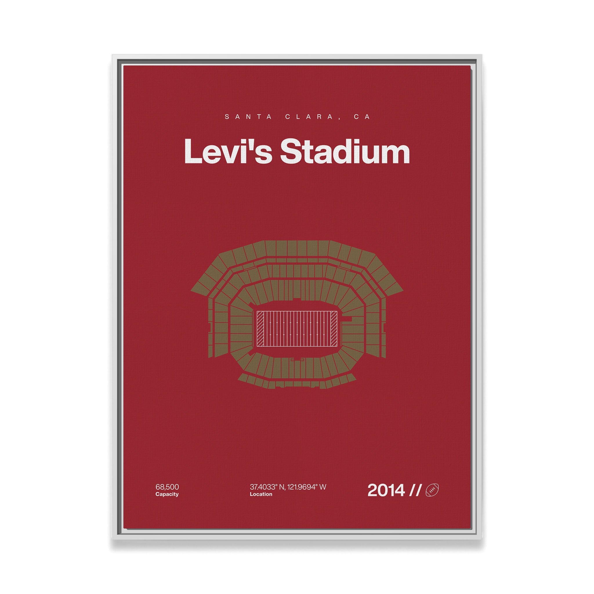 San Francisco Football Stadium Bold