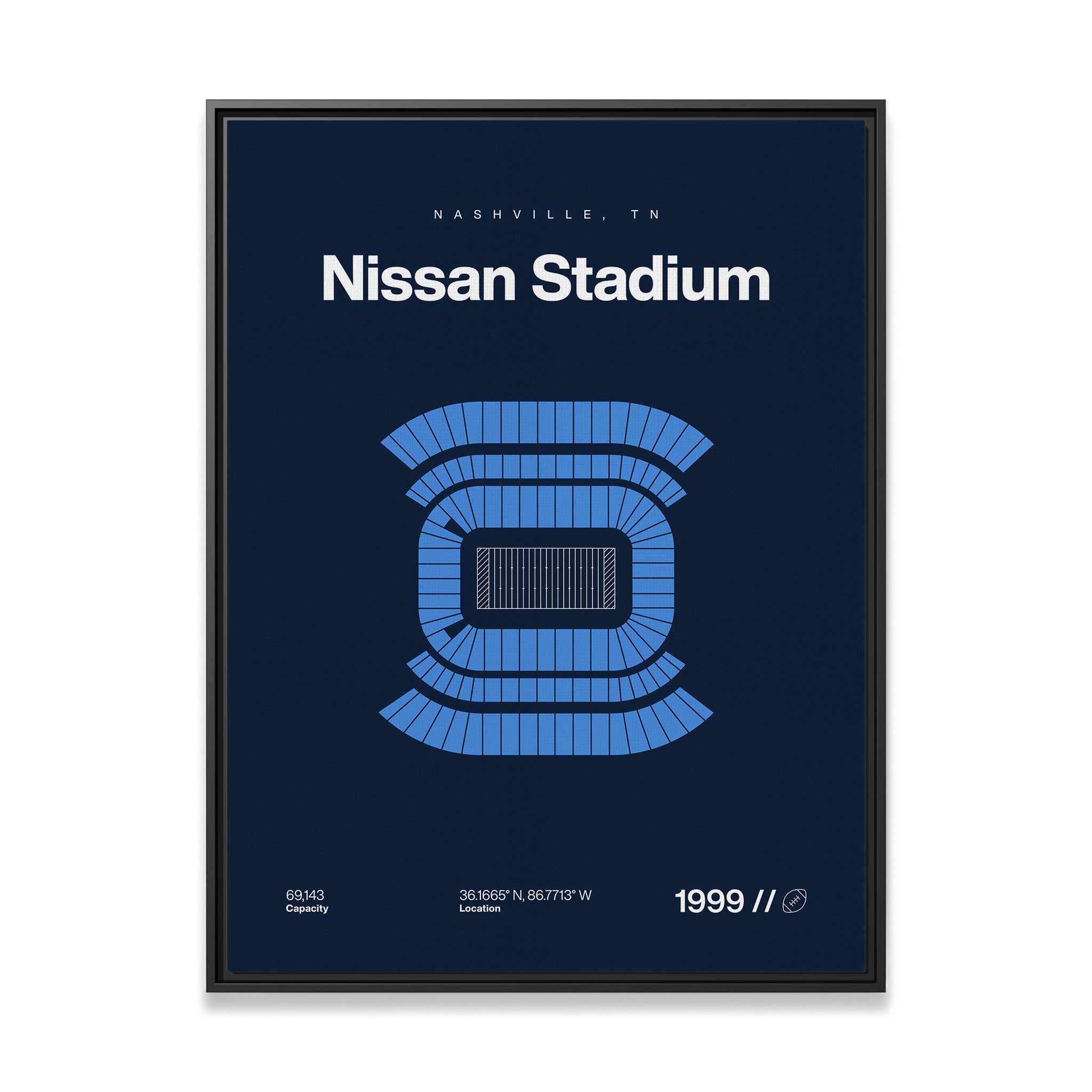 Tennessee Football Stadium Bold