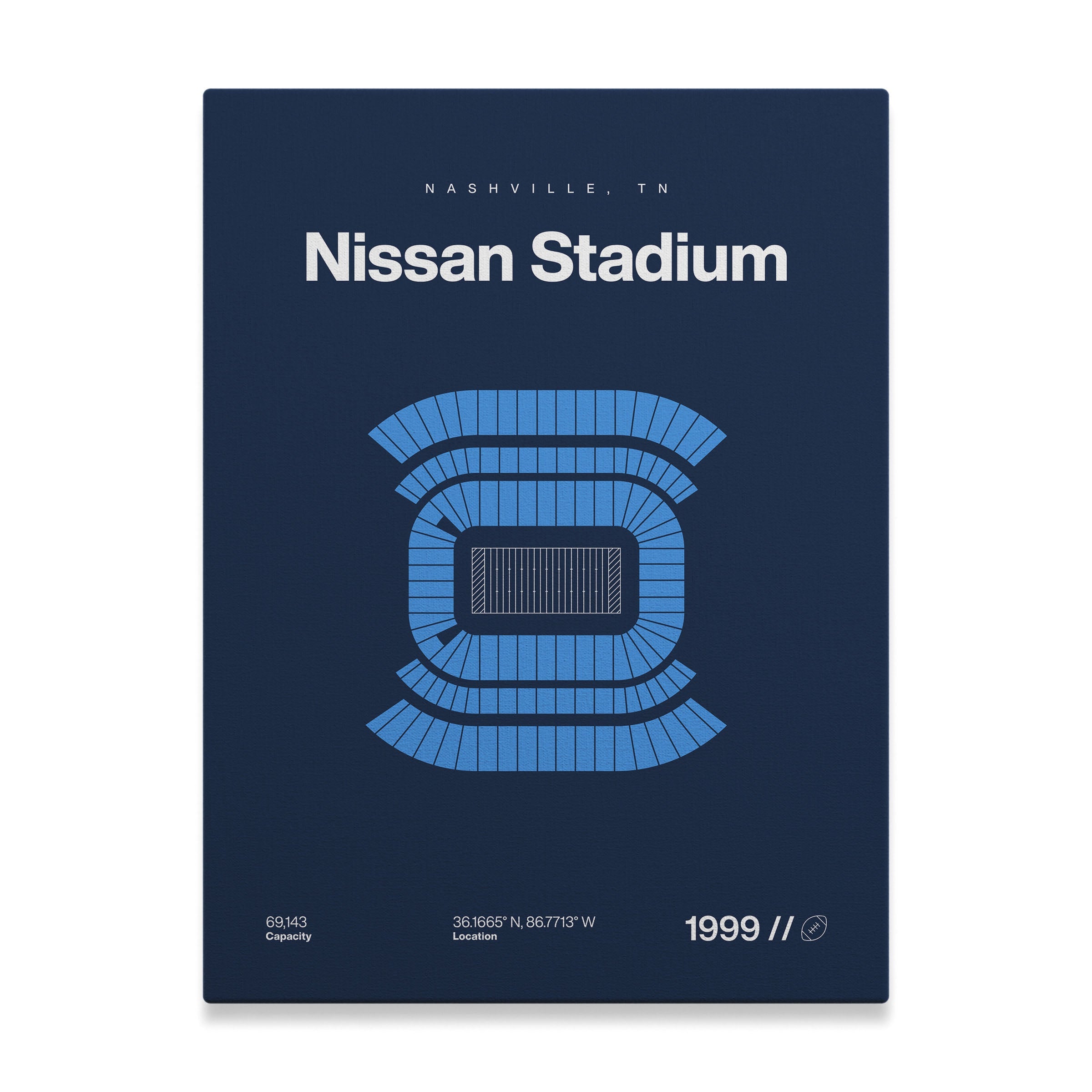 Tennessee Football Stadium Bold