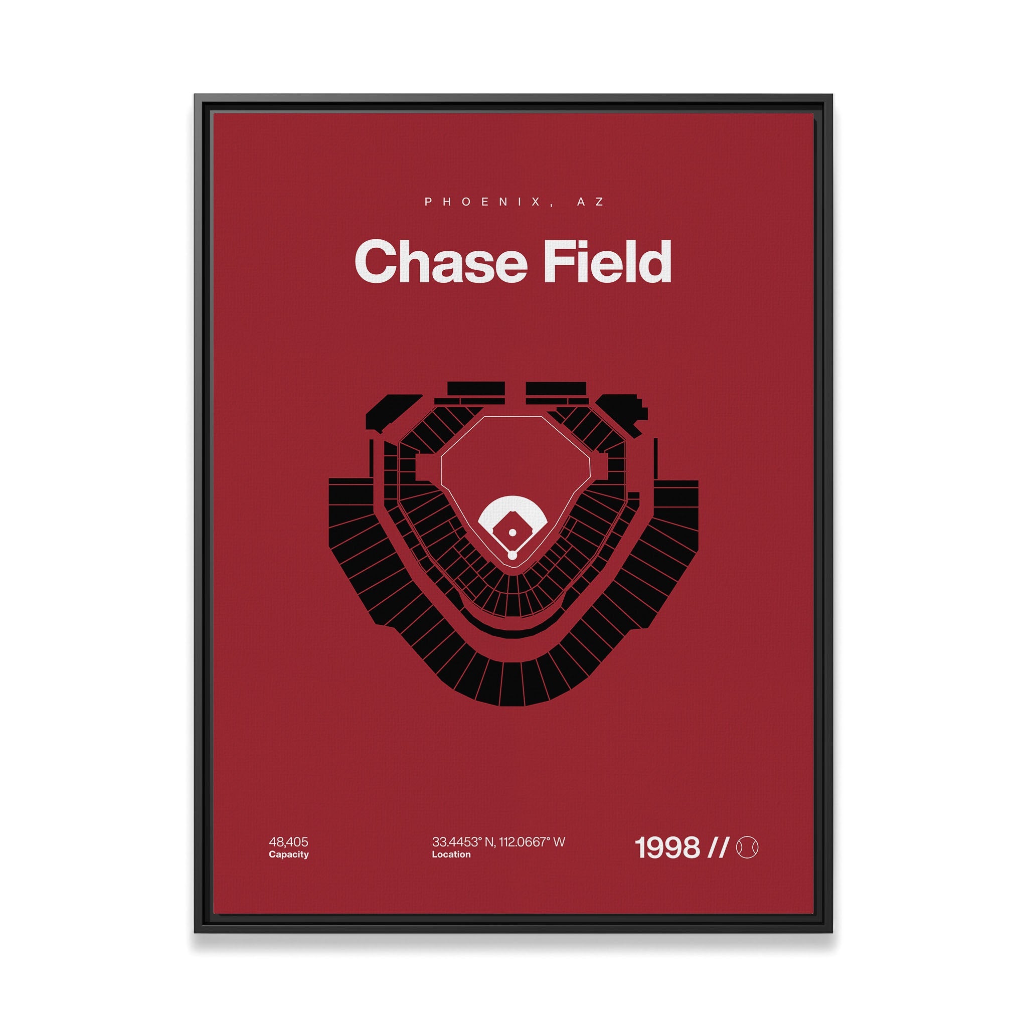 Arizona Baseball Stadium Bold