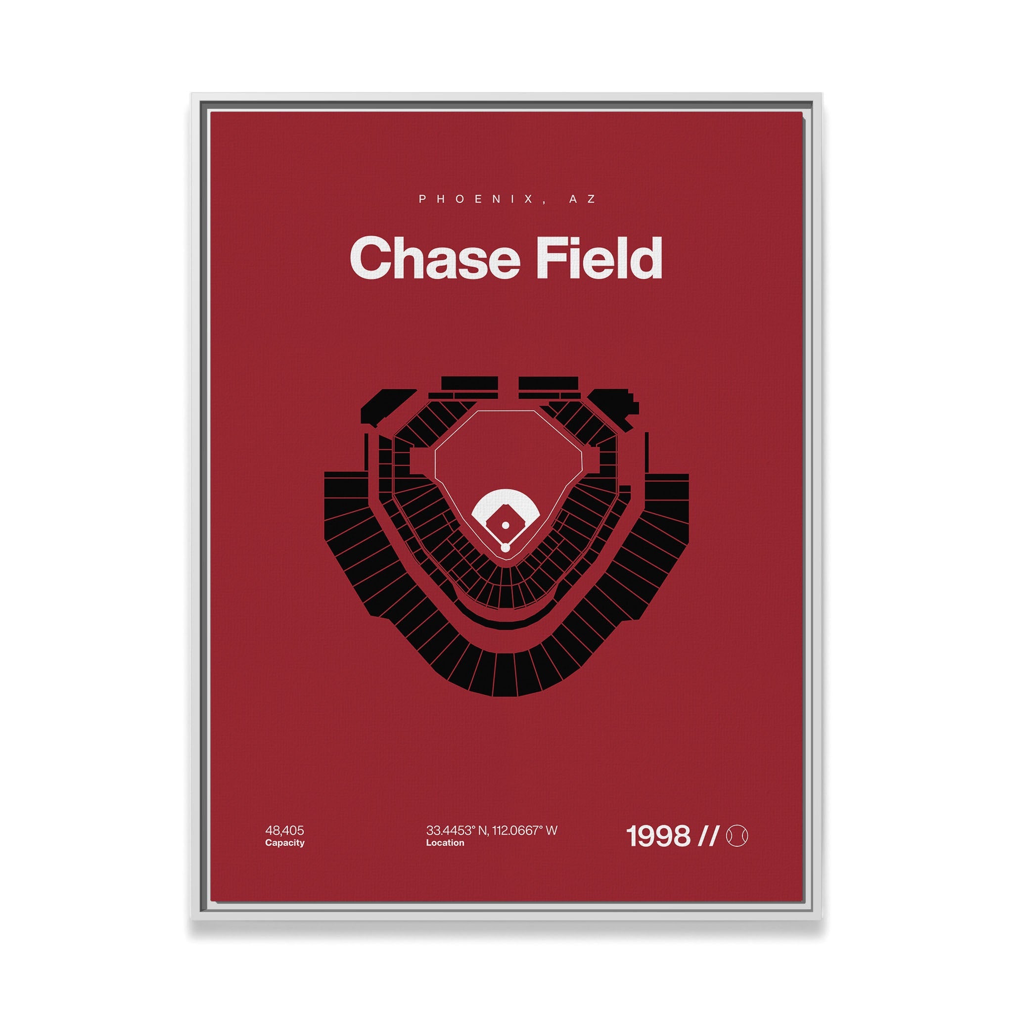 Arizona Baseball Stadium Bold