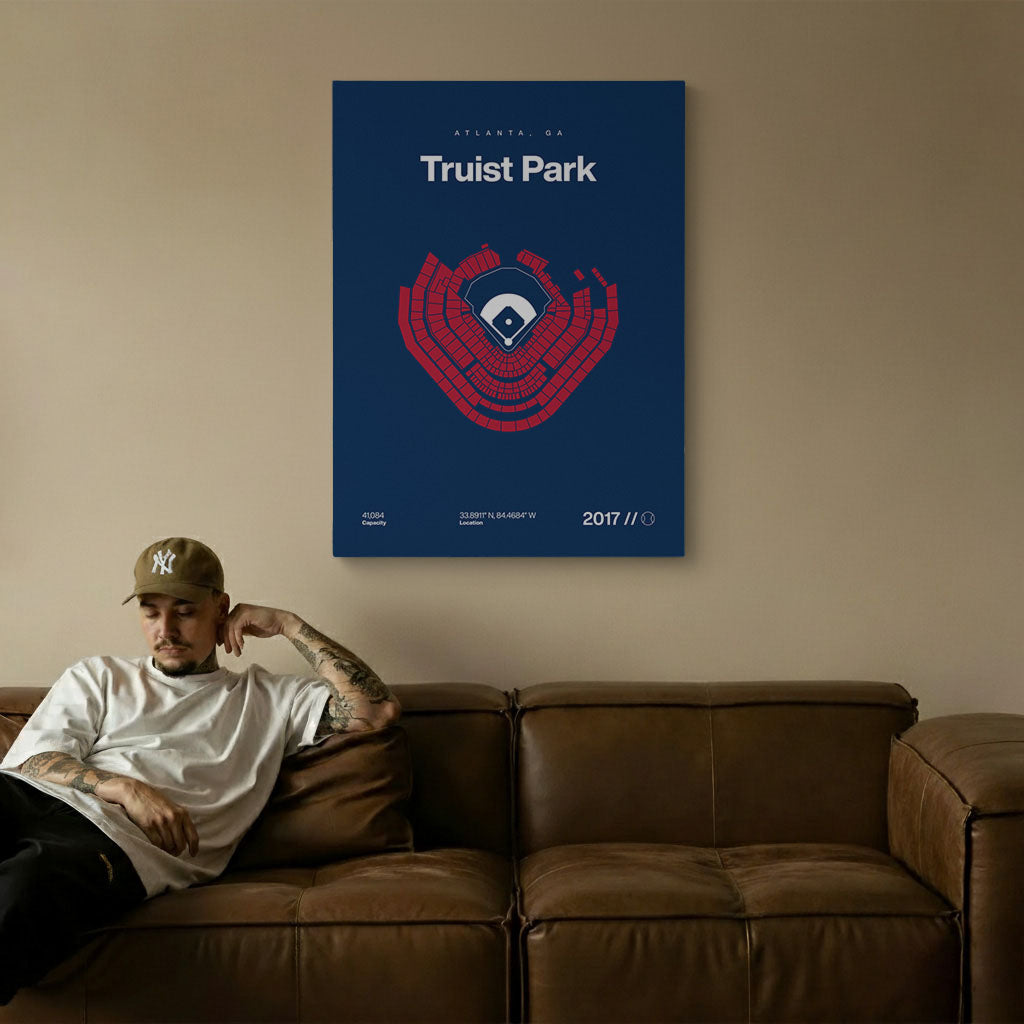 Atlanta Baseball Stadium Bold