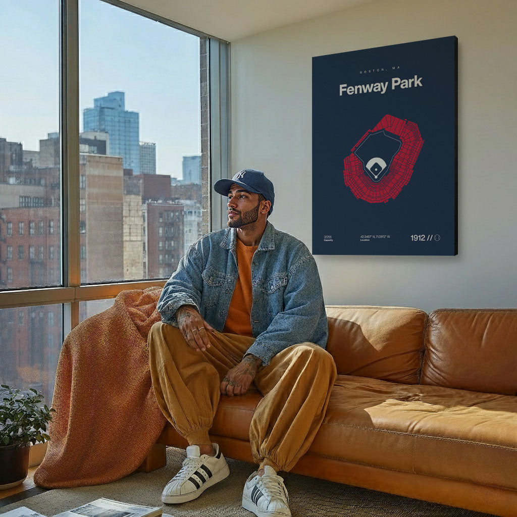 Boston Baseball Stadium Bold