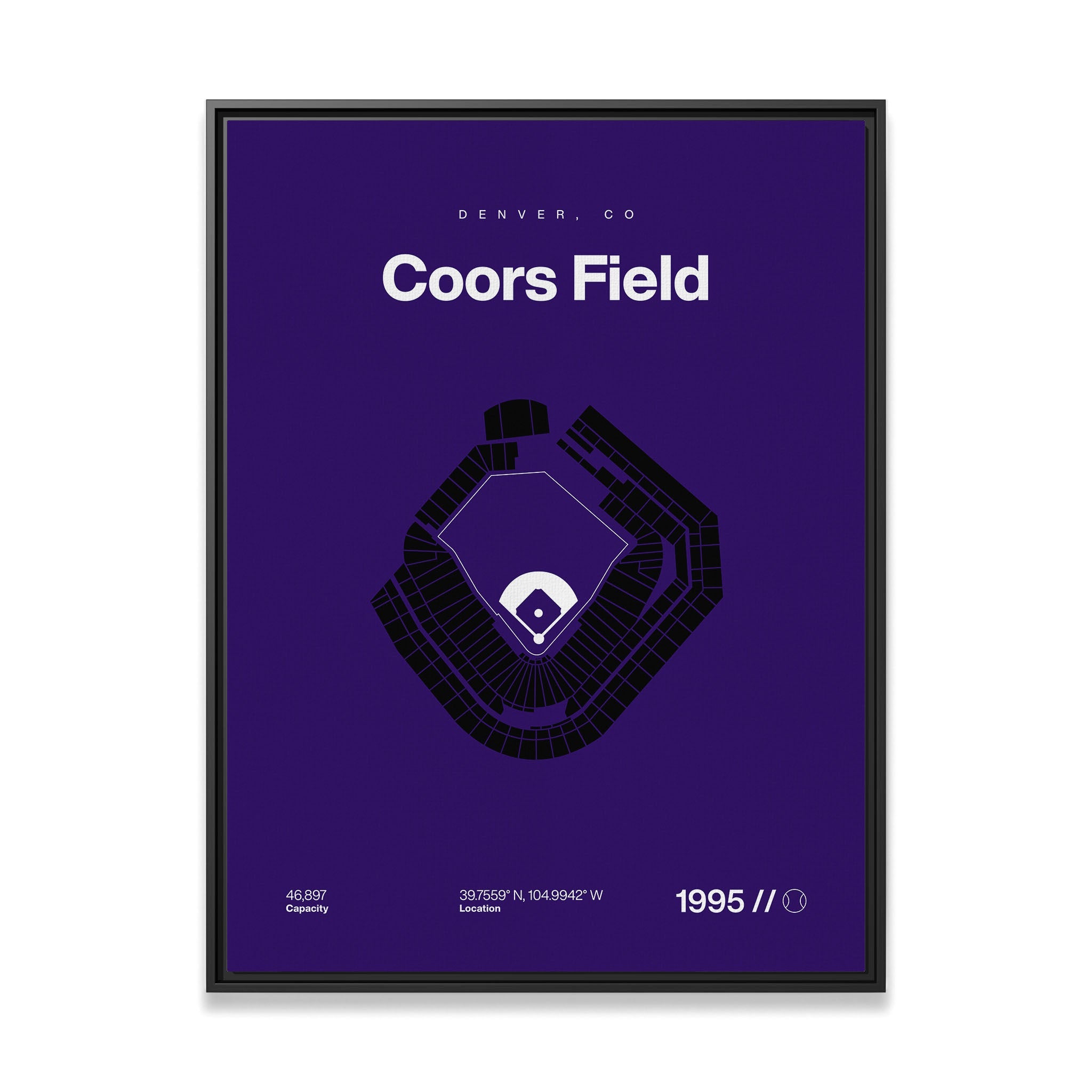 Colorado Baseball Stadium Bold